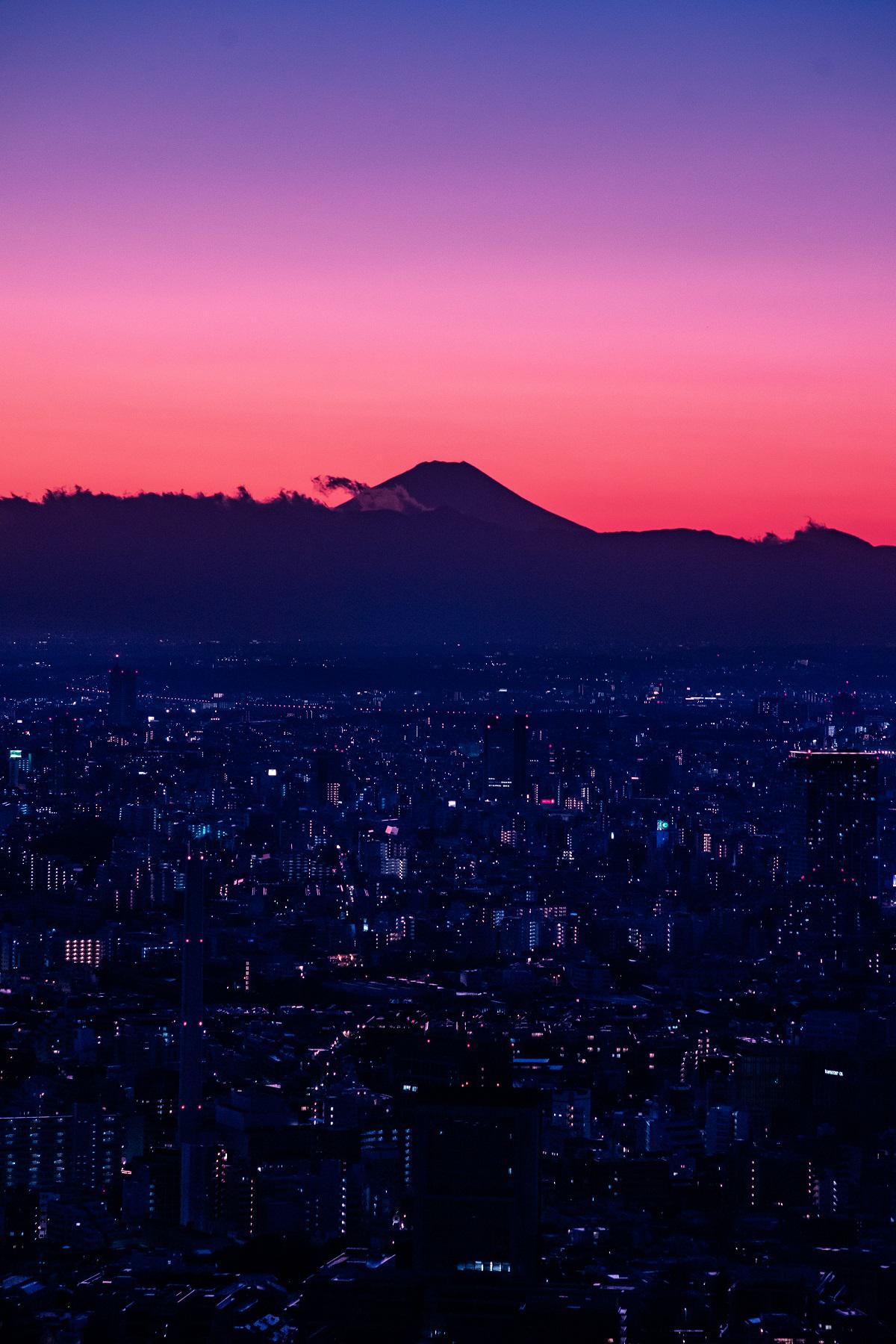 ITAP of Tokyo and fuji wmdurning golden hours. : r/itookapicture