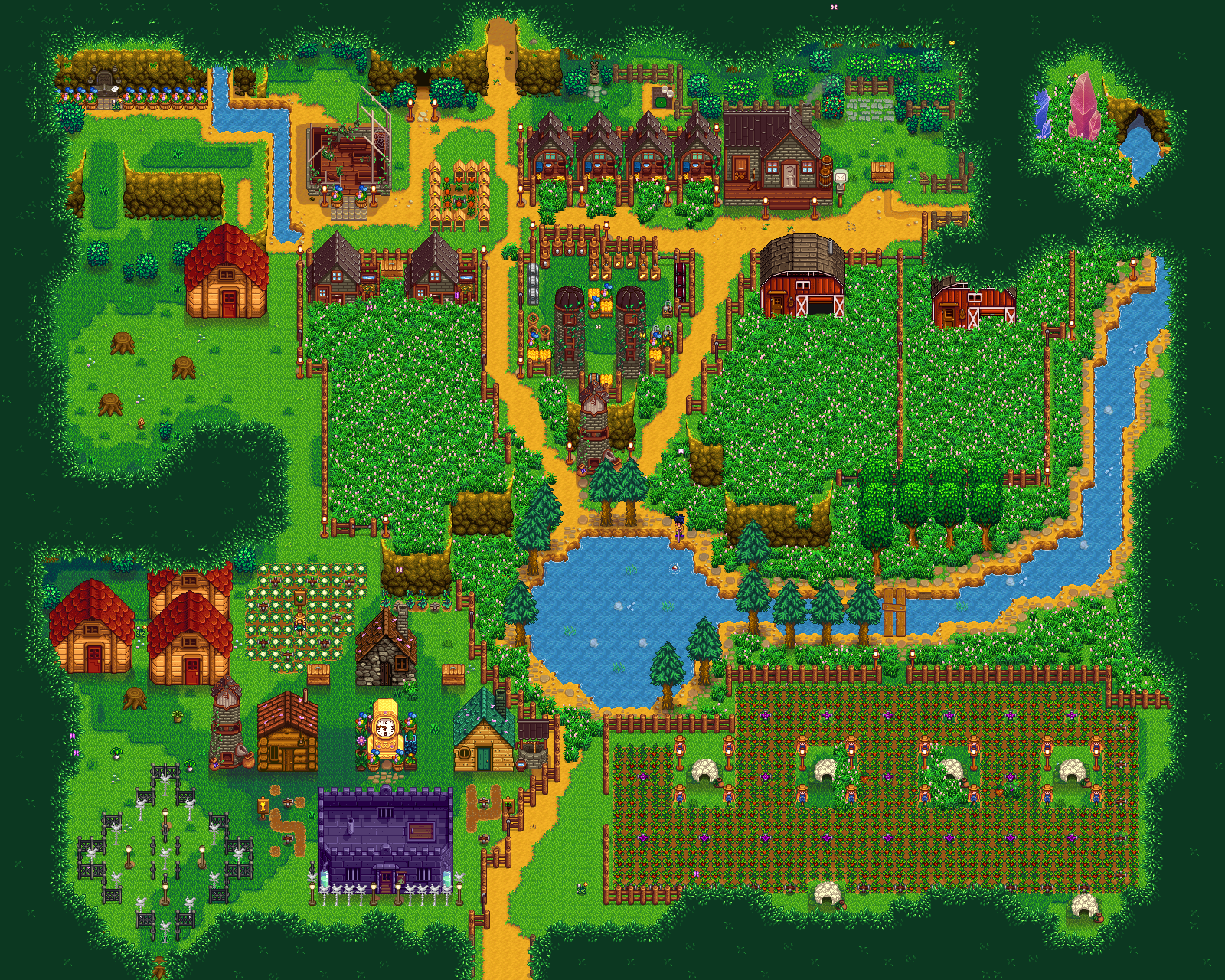 Stardew valley map