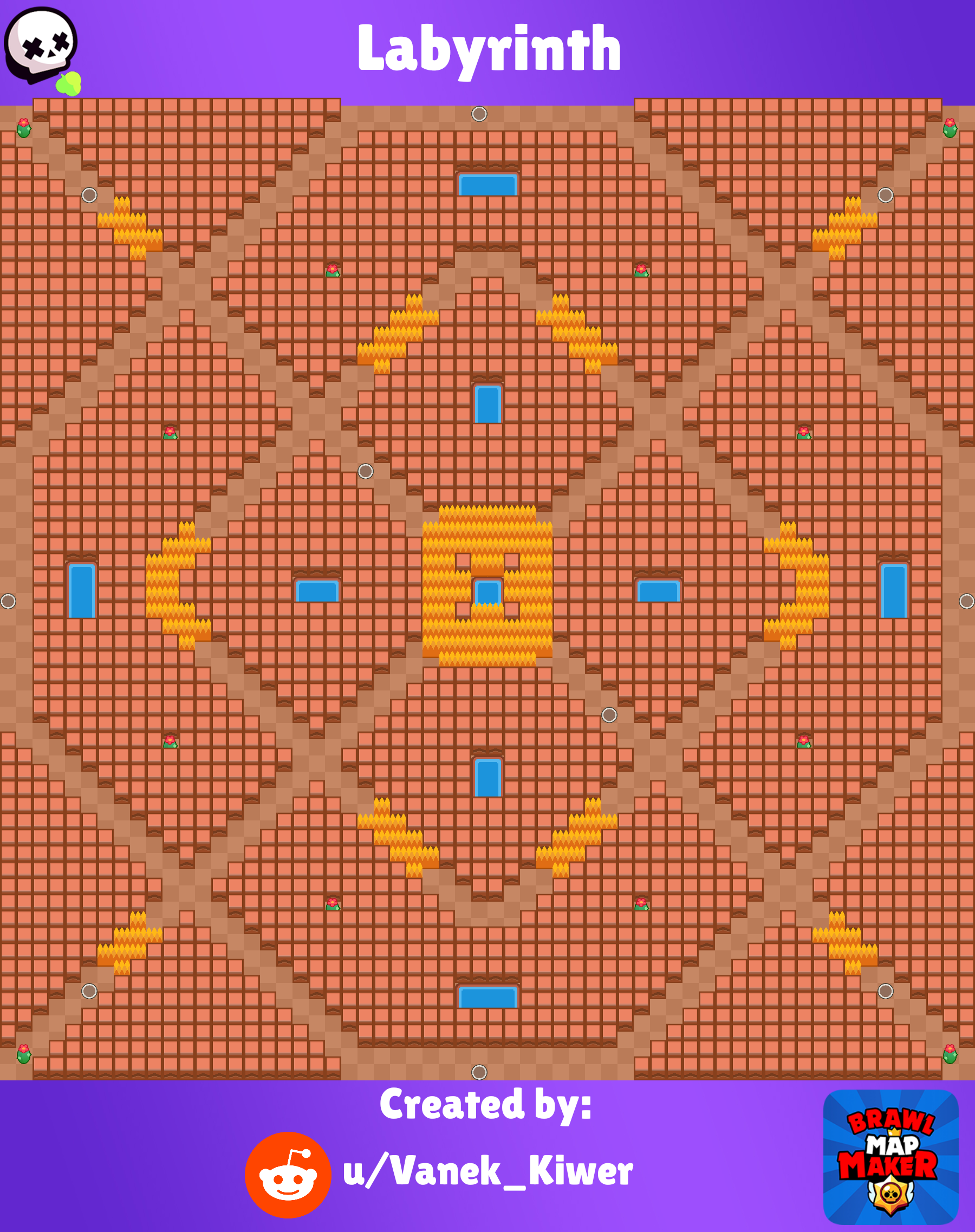 Labyrinth - New ShowDown Map For Brawl Stars : r/Brawlstars