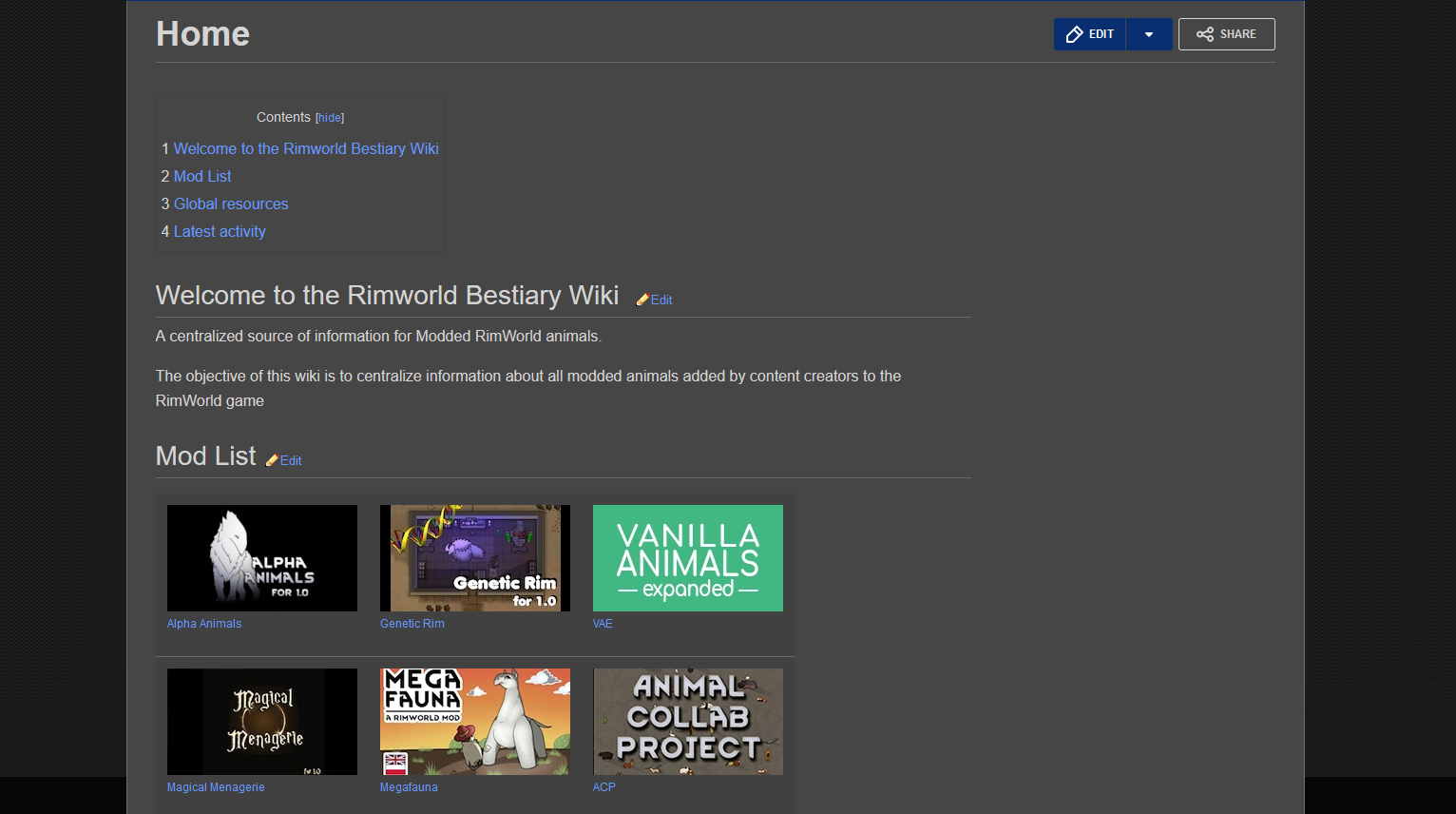 Introducing the Rimworld Bestiary Wiki: a free repository for modded ...