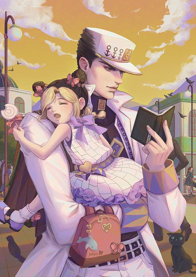 Jotaro And Jolyne Fanart Oc Stardustcrusaders - vrogue.co