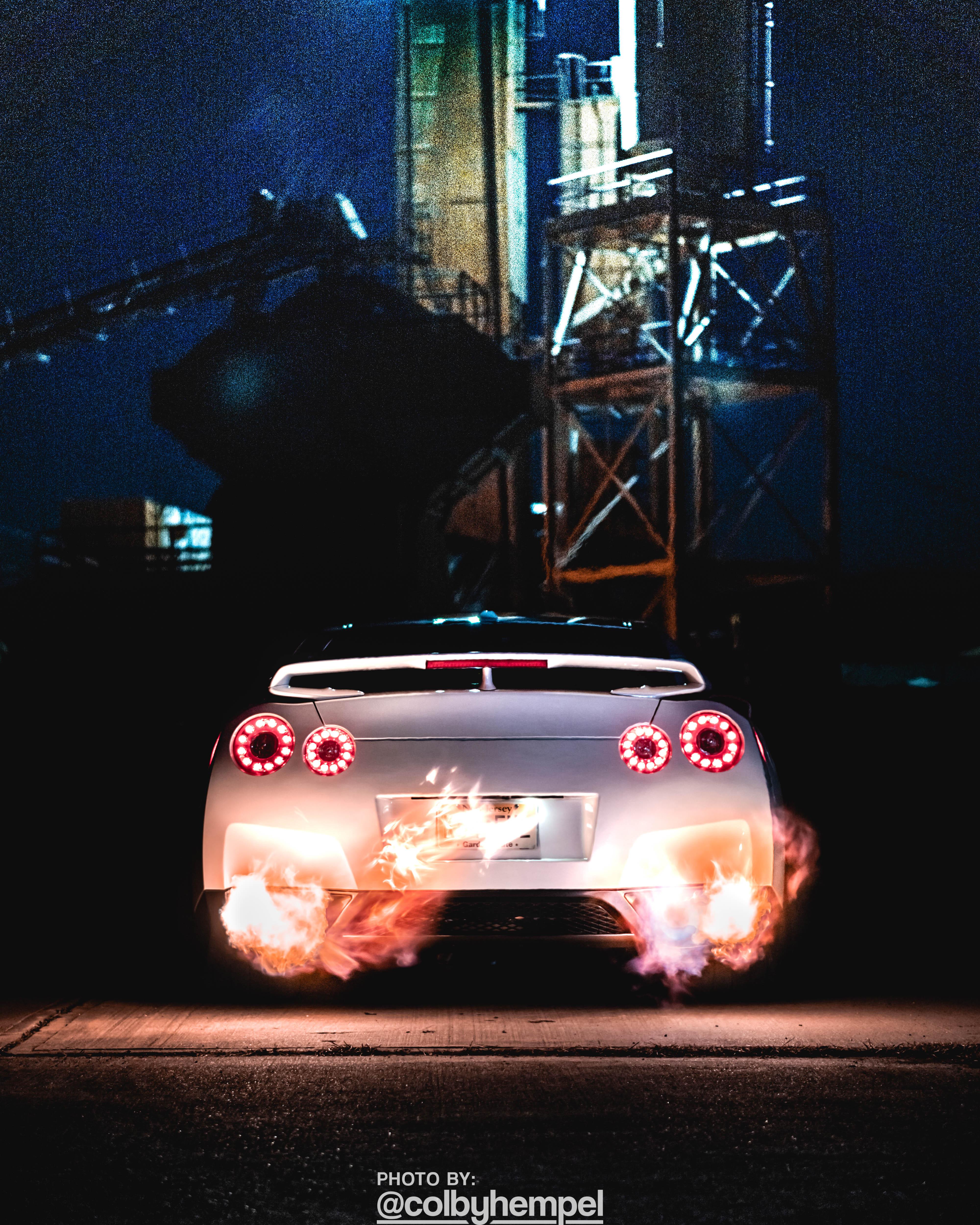 GTR Shooting Flames. | Sony a6300 + 50mm 1.8 : r/SonyAlpha