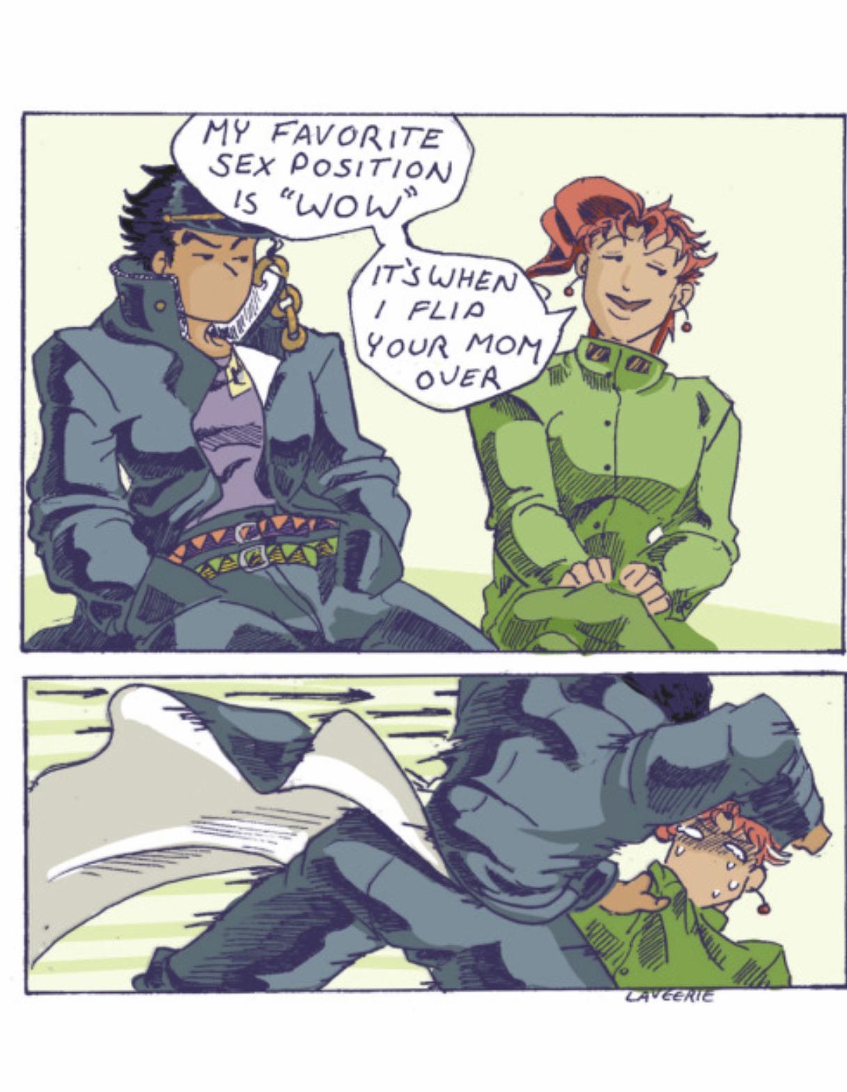 Kakyoin the OG MILF hunter : ShitPostCrusaders