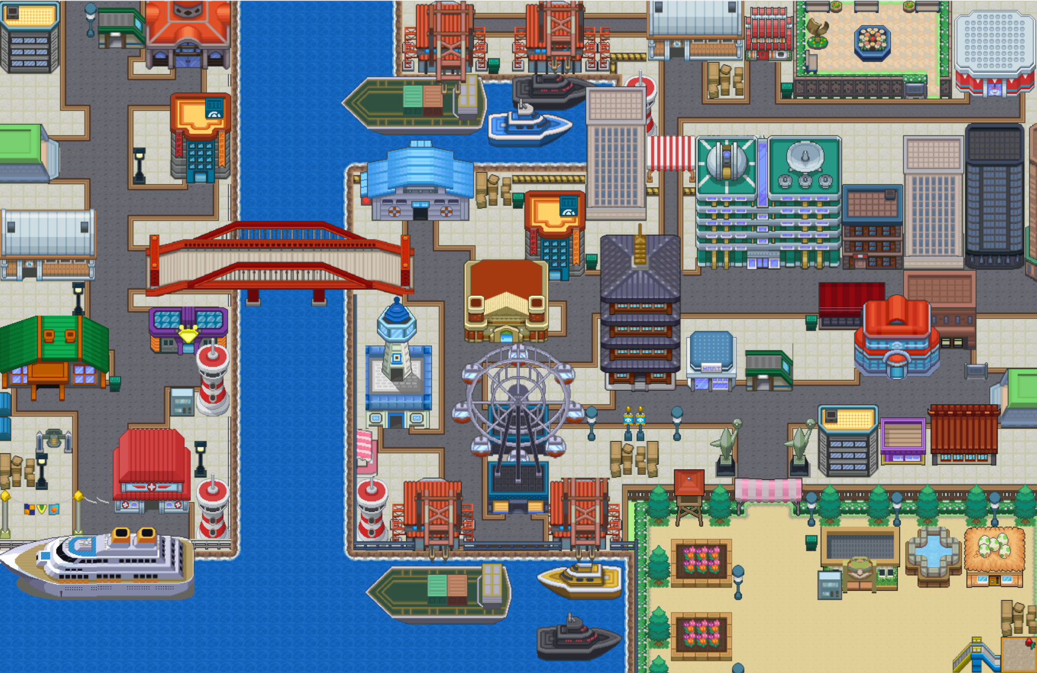 Another map Some Requested, Port Saylin. : r/PokemonTabletop