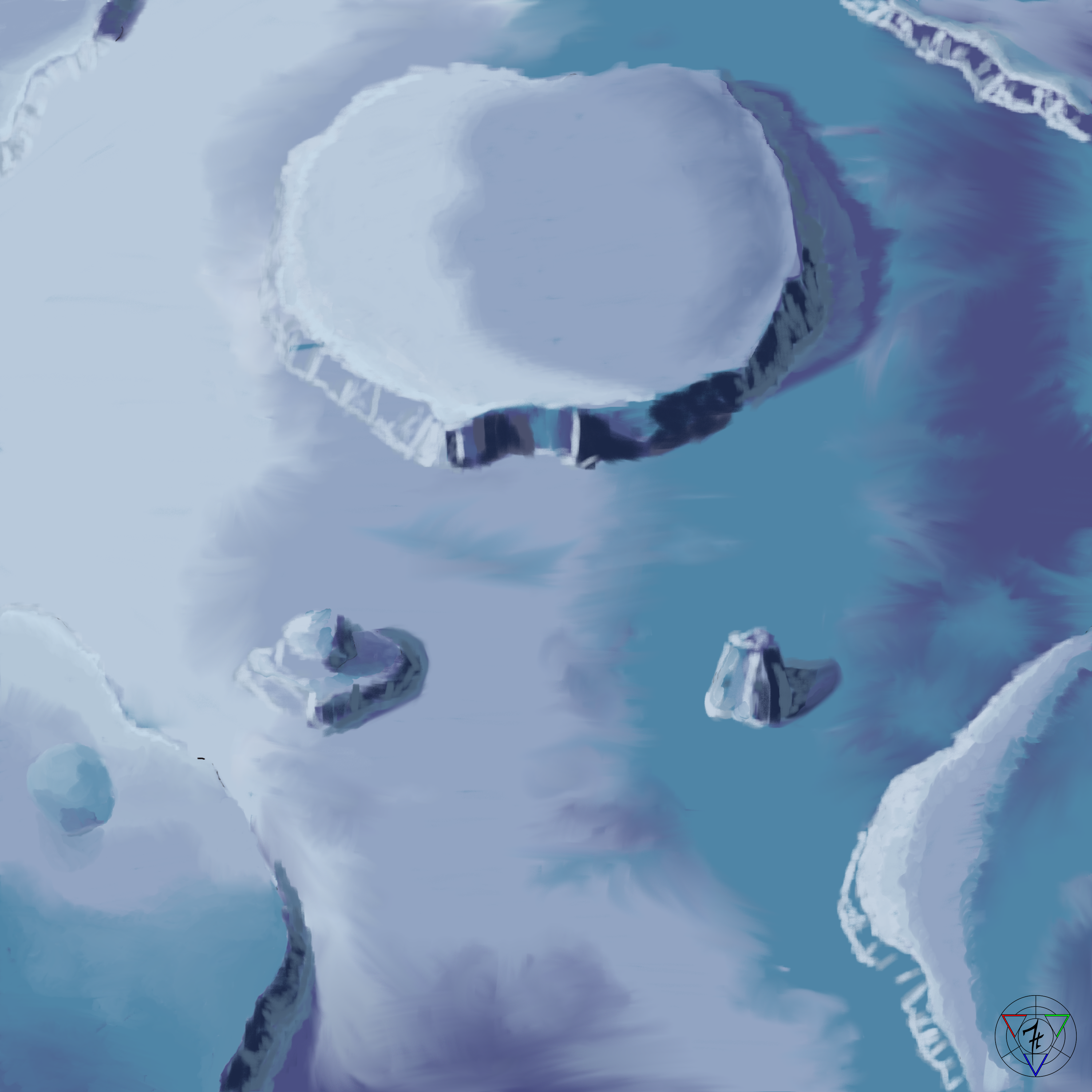 Dnd Ice Cave Battle Map