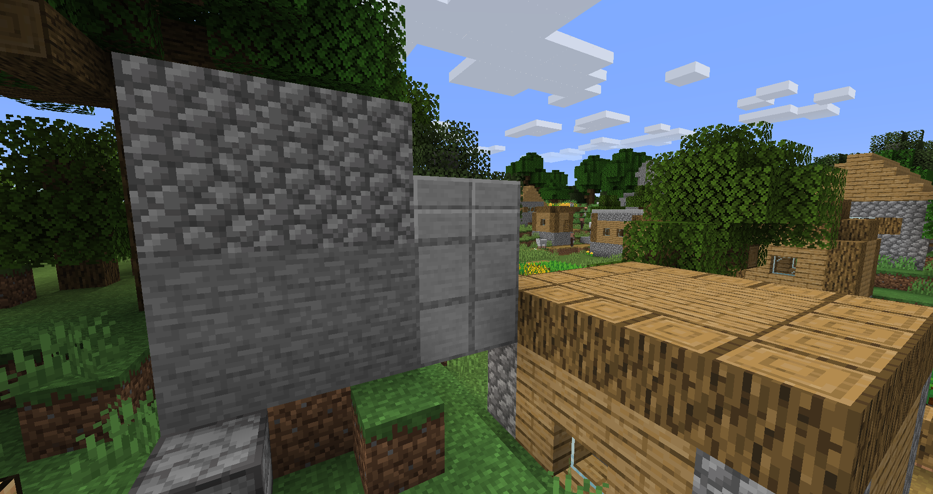 Comparison Of Different Stone Cobblestone Textures On 1 14 Minecraft