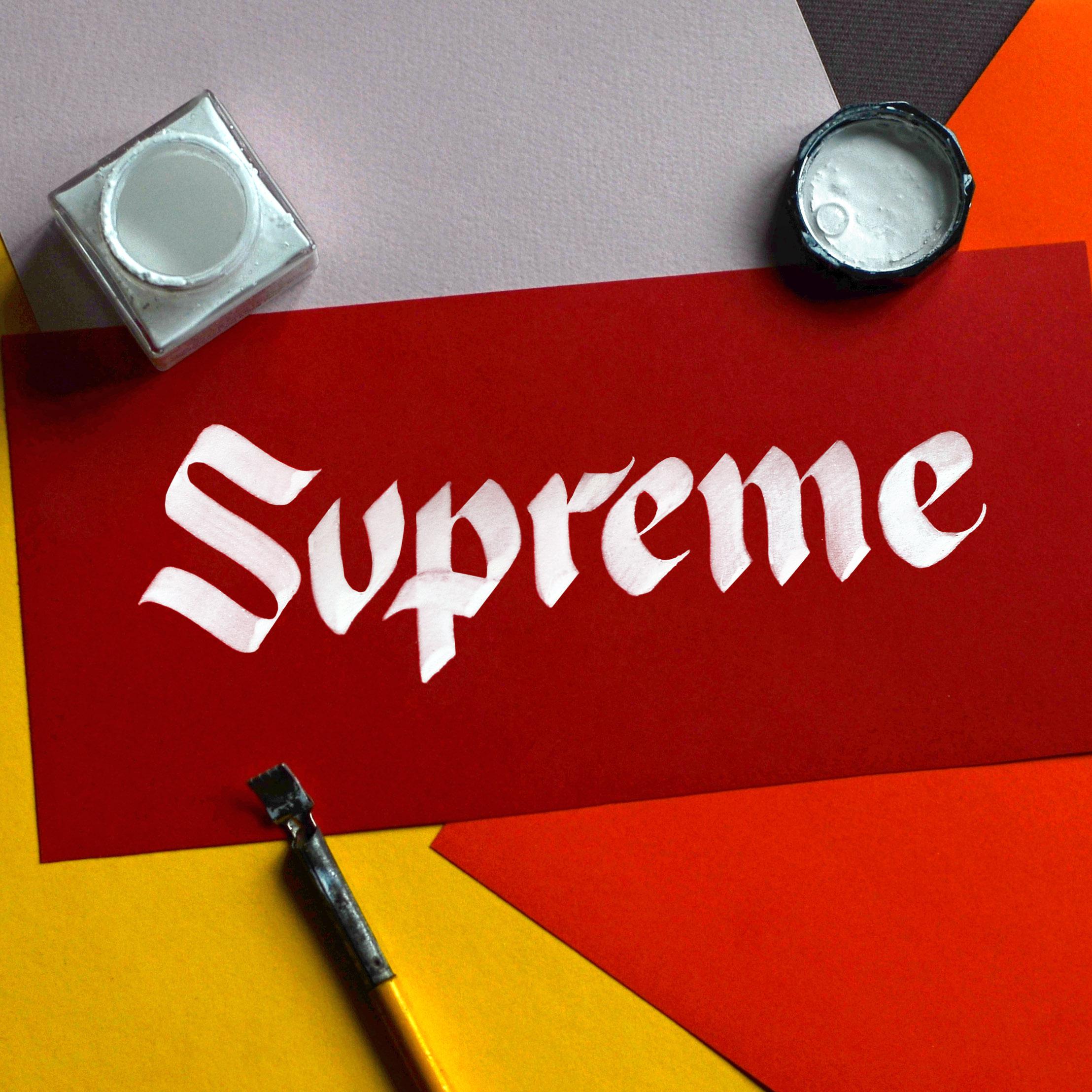 What if? Supreme in Gothic : r/PenmanshipPorn