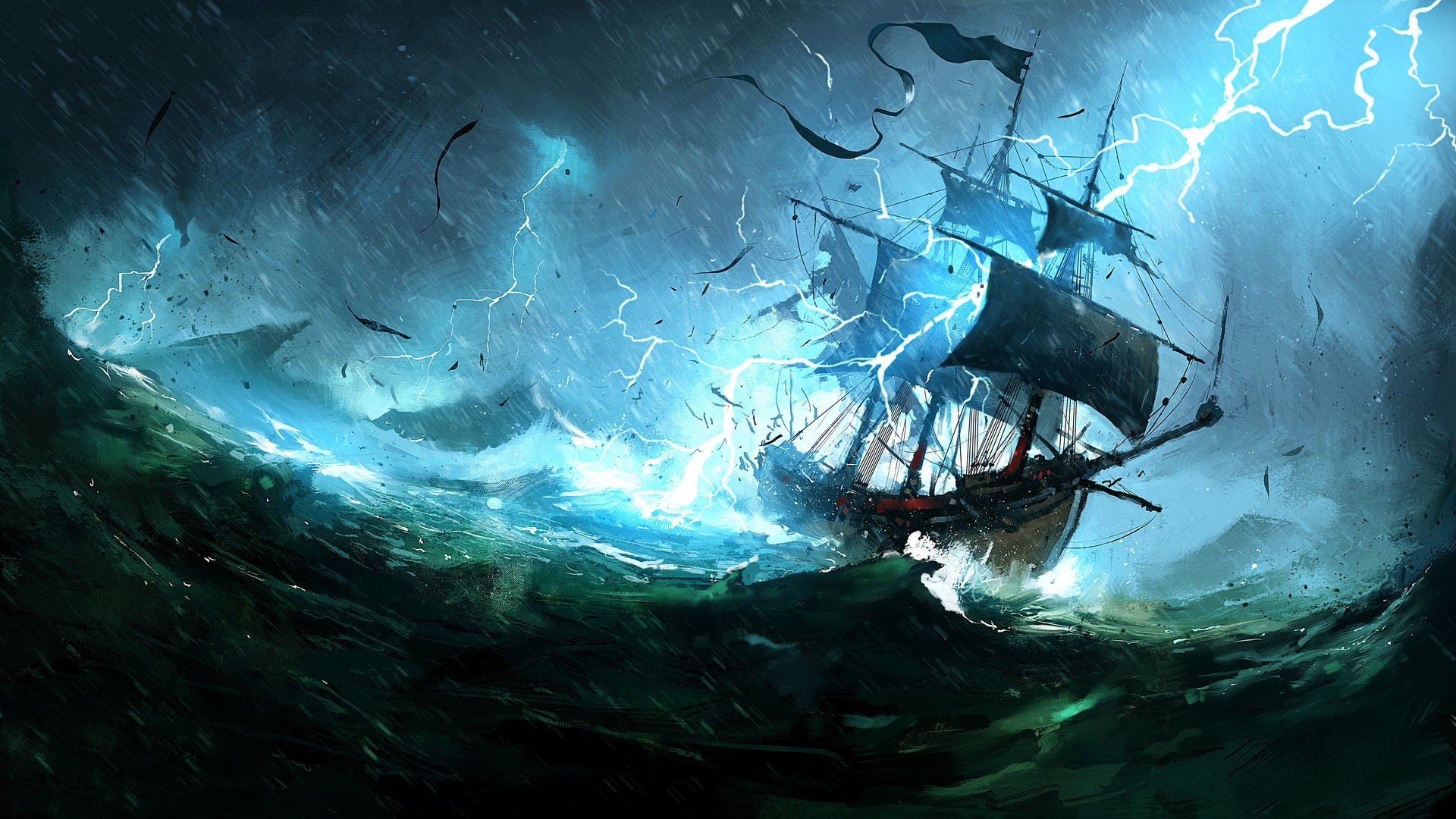 Pirate Shipwreck Wallpaper