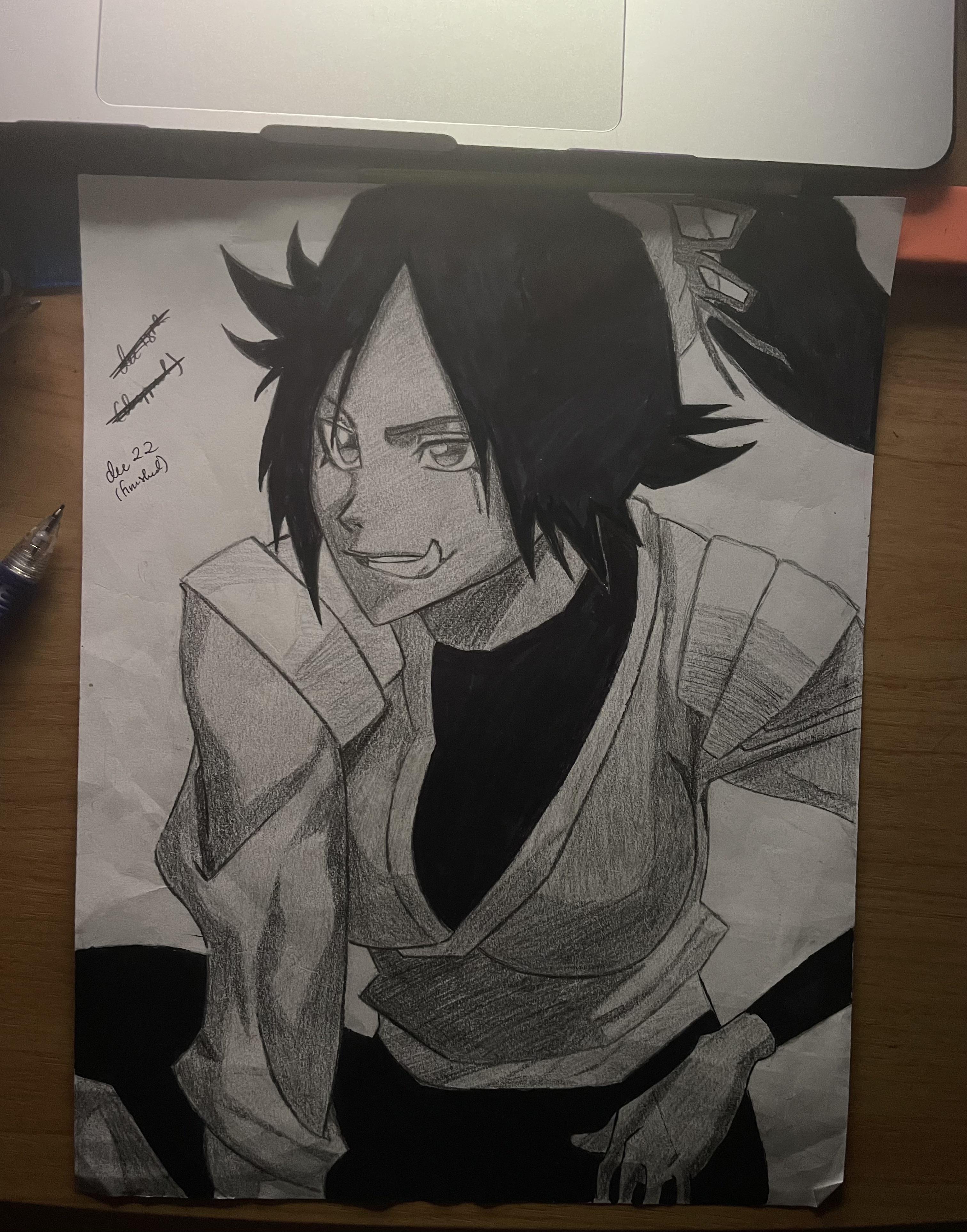 yoruichi drawing i did, testing out markers too : r/bleach