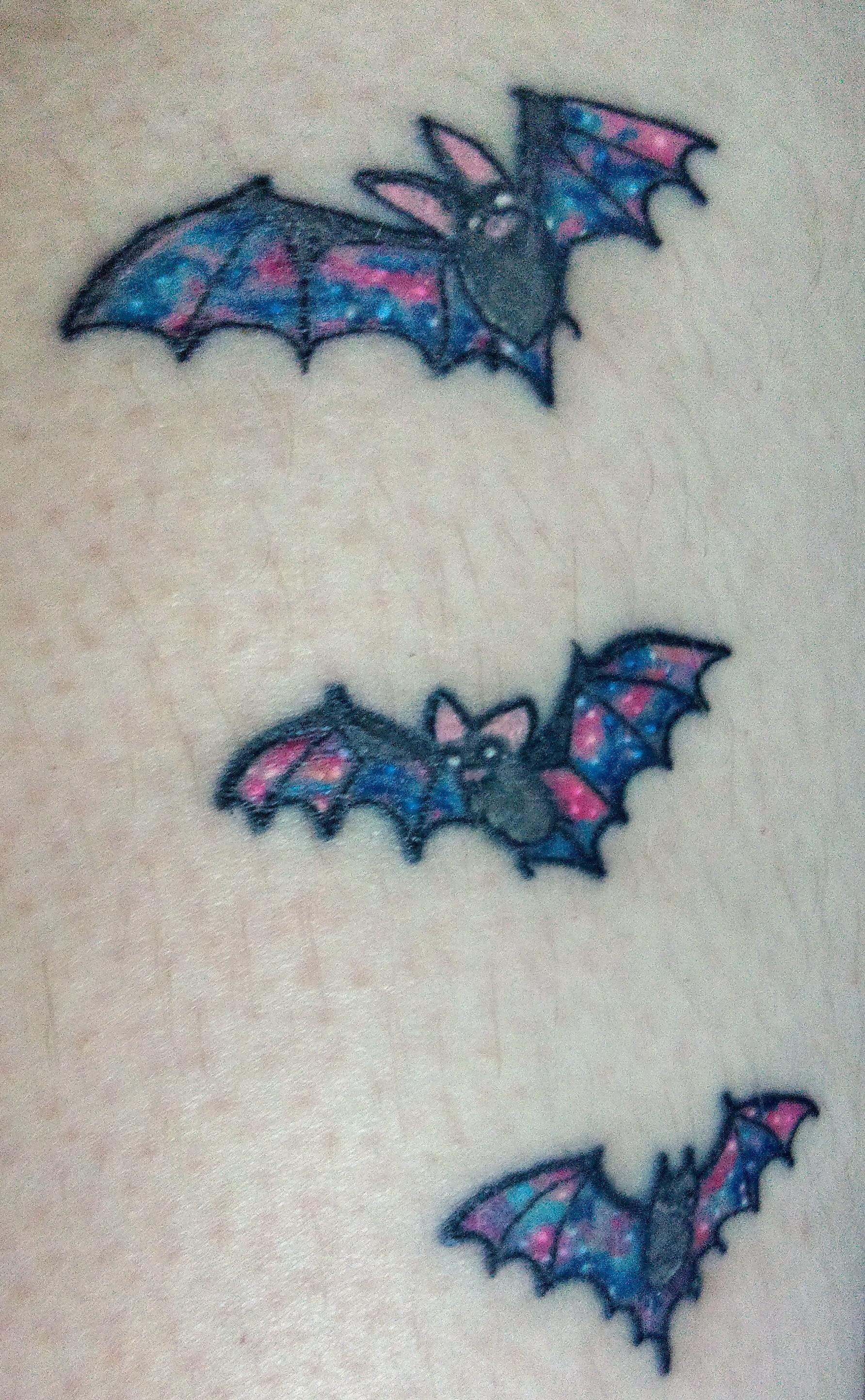 Bat Tattoo Metal Prints for Sale  Redbubble