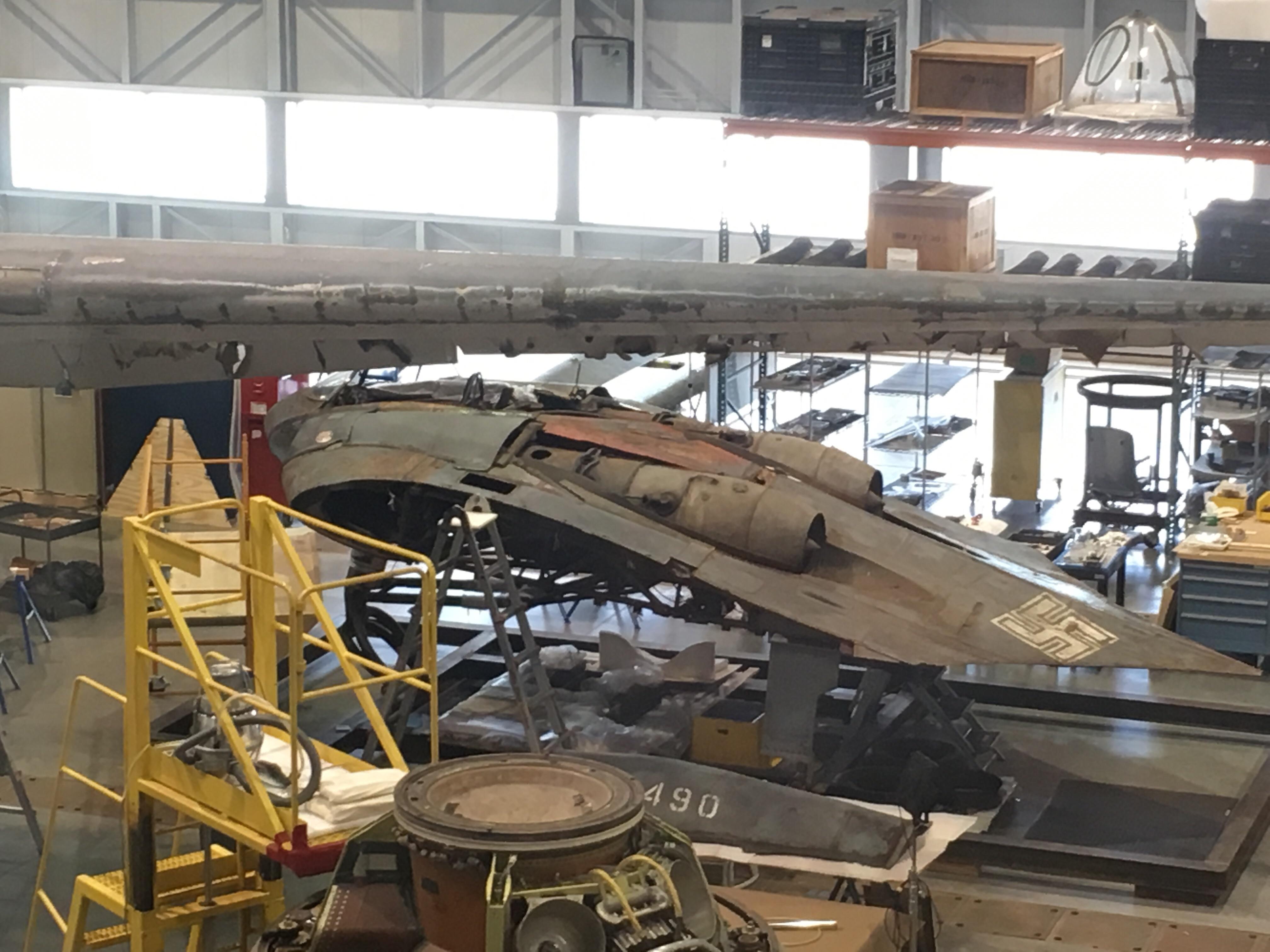 I Was Lucky Enough To See The Only Remaining Ho 229 At The Steven Udvar Hazy Centre Virginia Warthunder