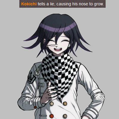 Kokichi’s nose growing from his tendency to lie🤥 : r/danganronpa