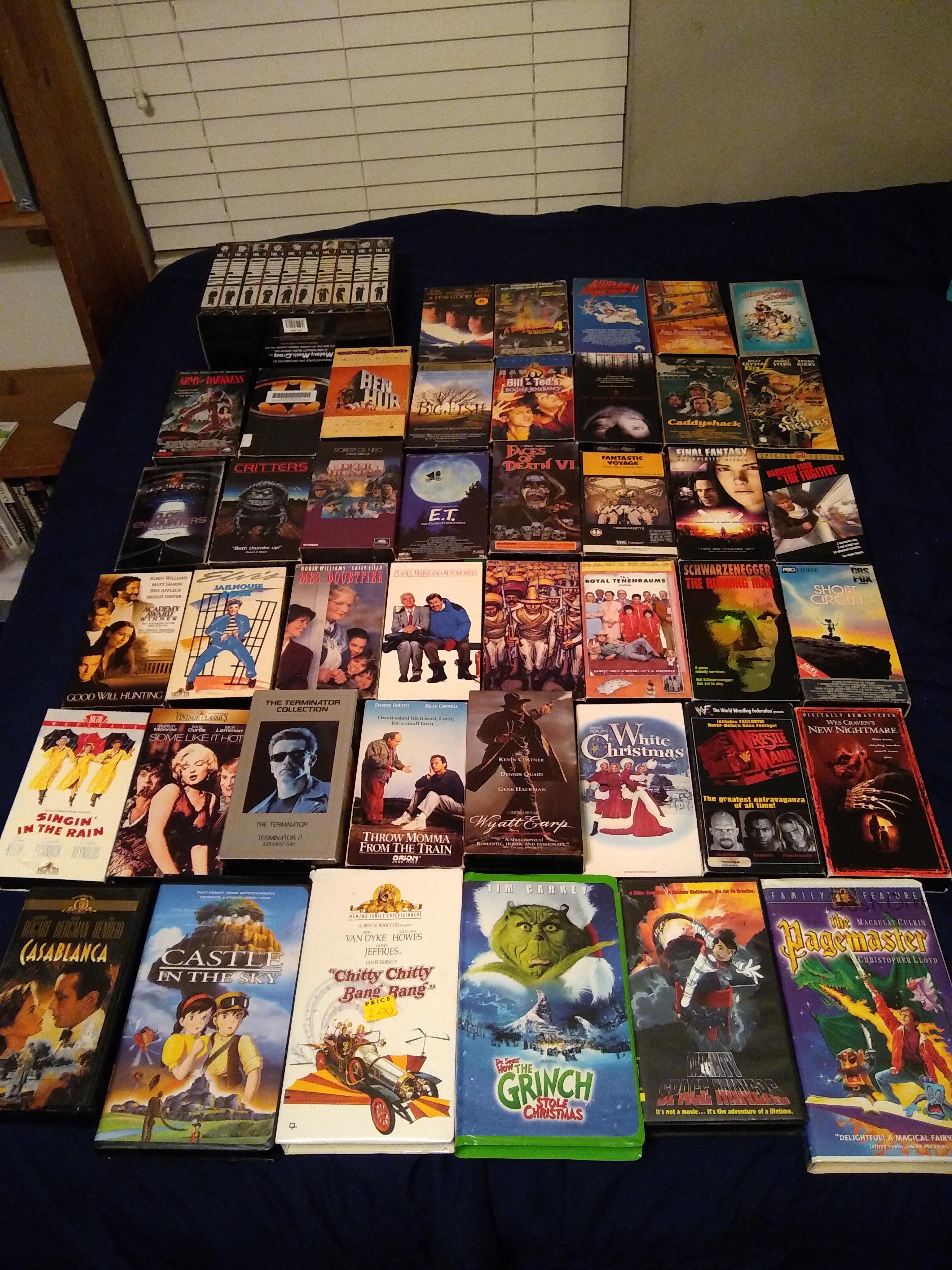 VHS DVD Collection