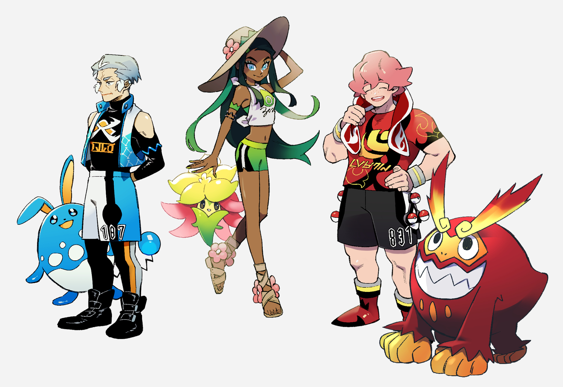 Pokemon Sexy Female Gym Leaders