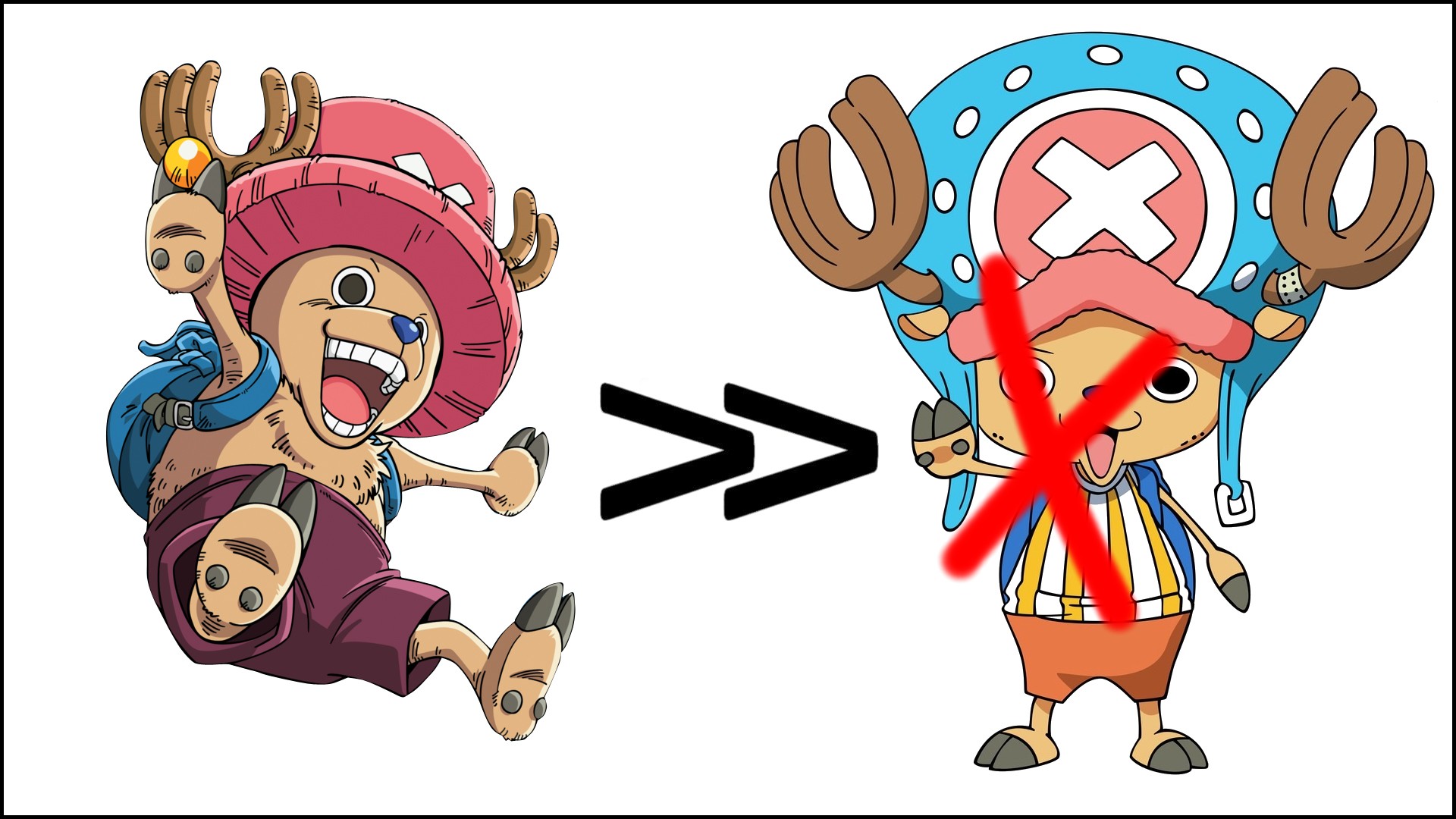 I think that chopper got much much worse after the time skip. : r/OnePiece