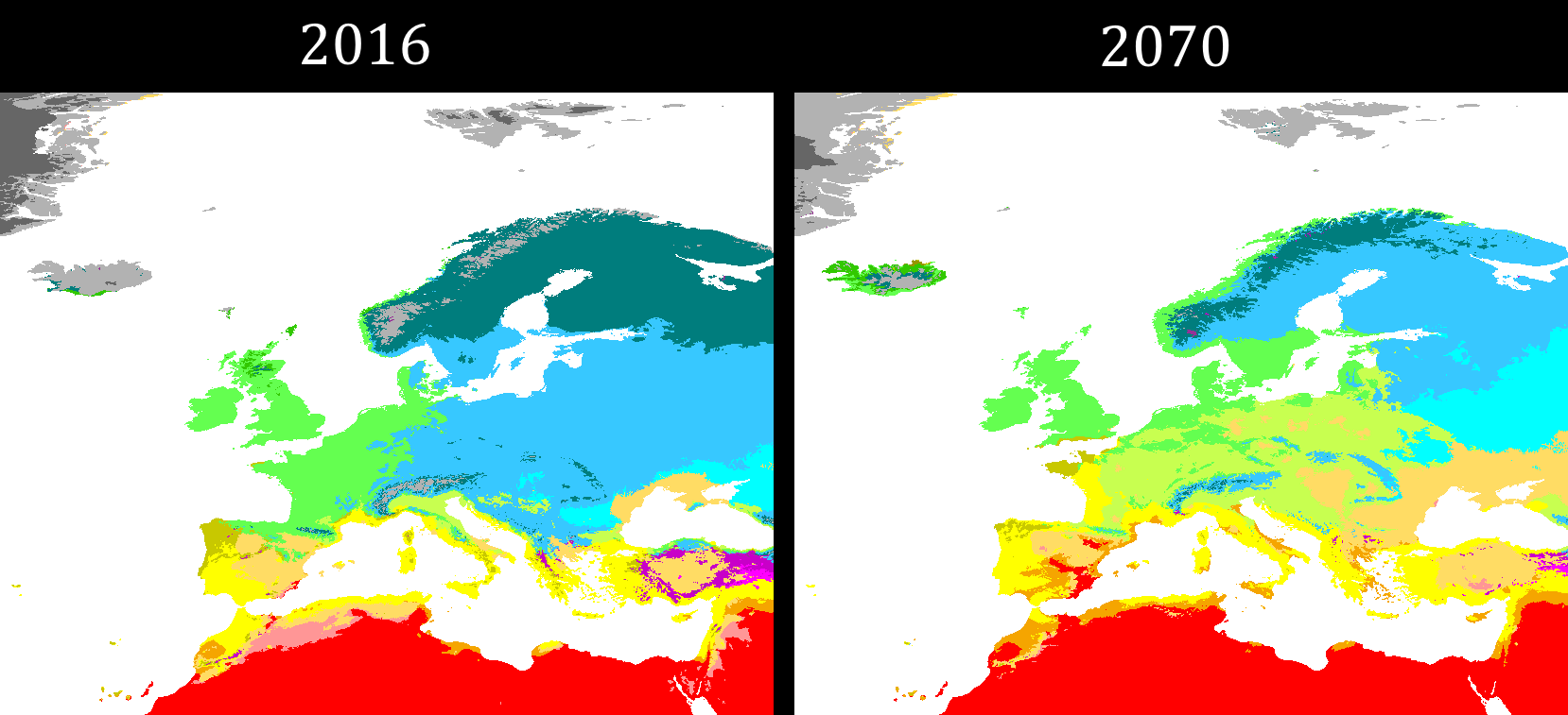 Climate Map Of Europe