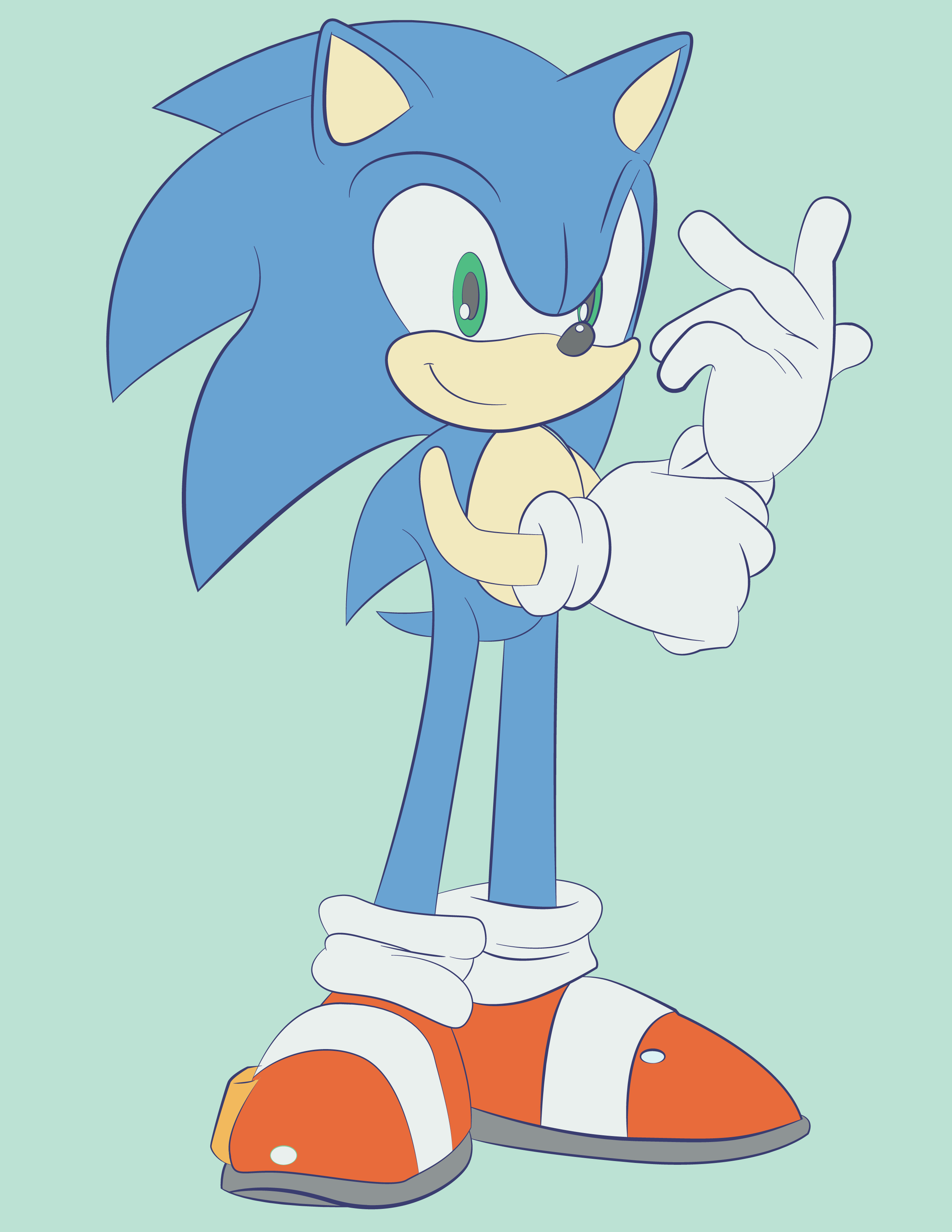 Modern Sonic The Hedgehog