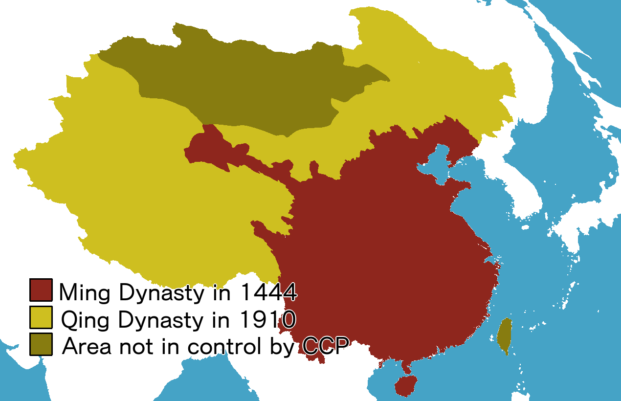 Chinese Dynasty Map