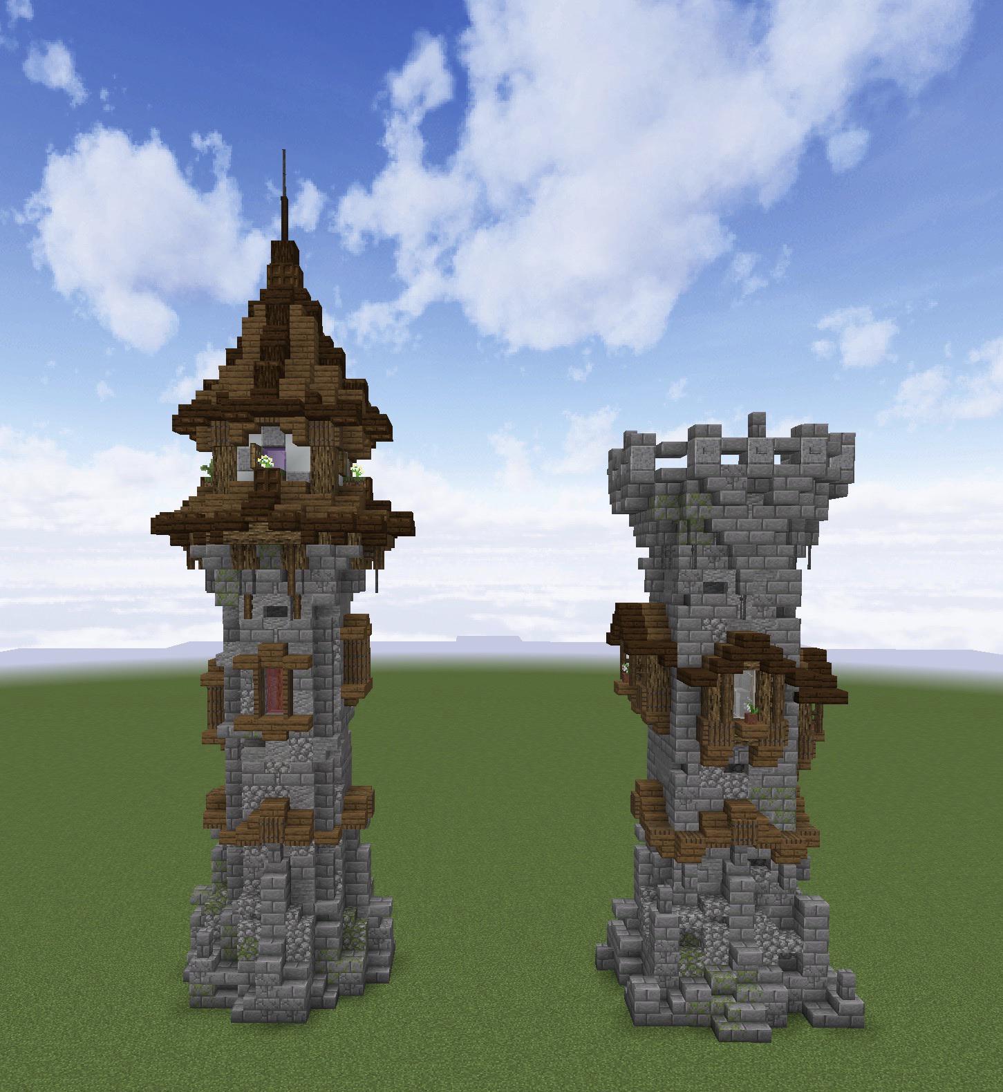 Castle Minecraft Tower Designs