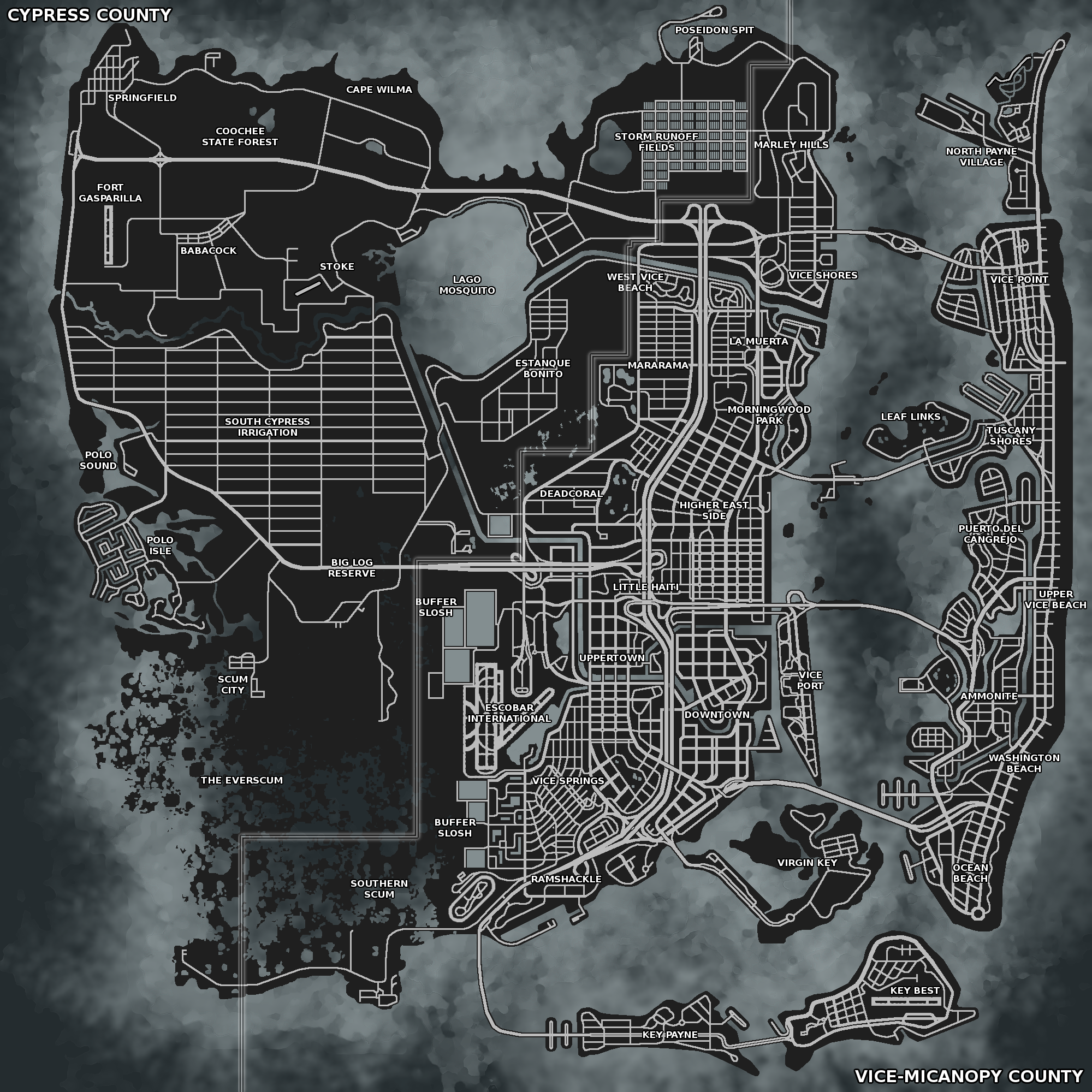 GTA 6 fan map idea set in Vice City : r/GTA