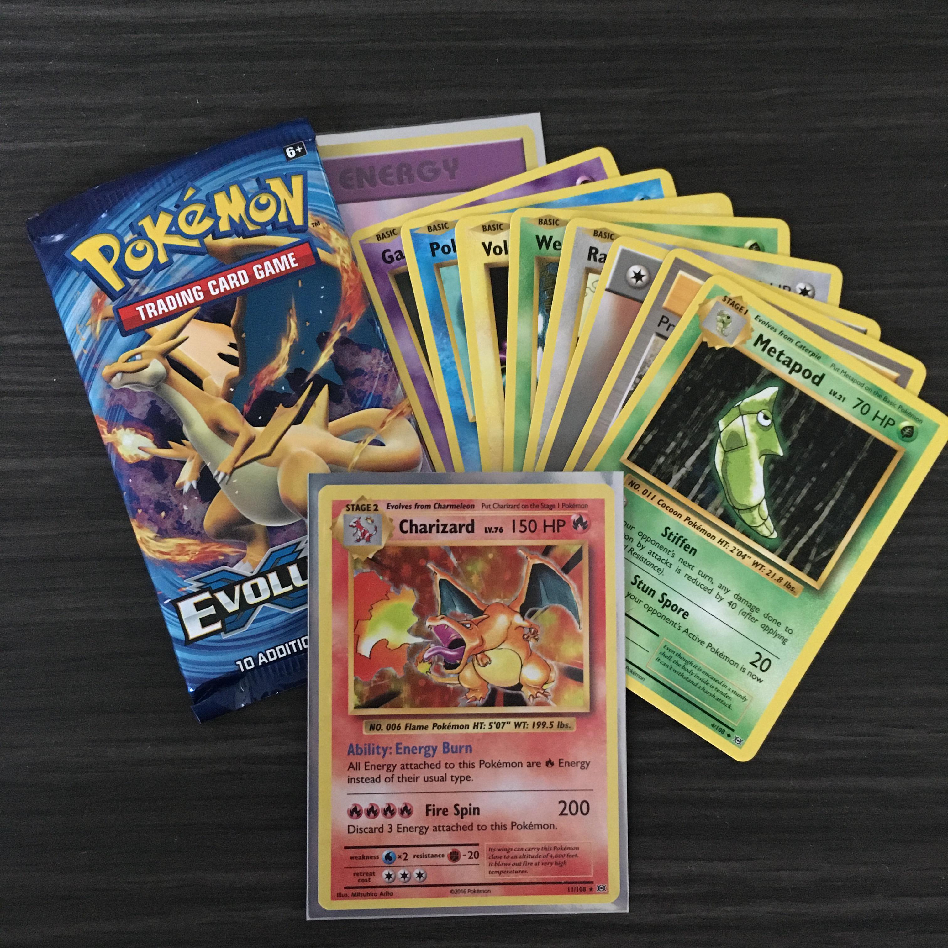 Bought a random XY Evolutions booster box. Rather pleased with the holo ...