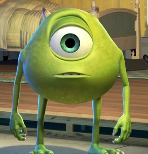 Wall E Mike Wazowski