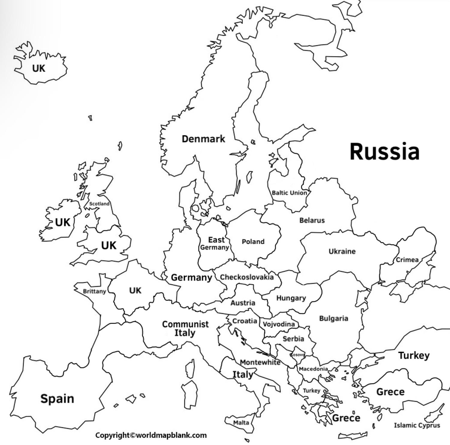 Map of Europe but I try to offend everyone : r/mapporncirclejerk