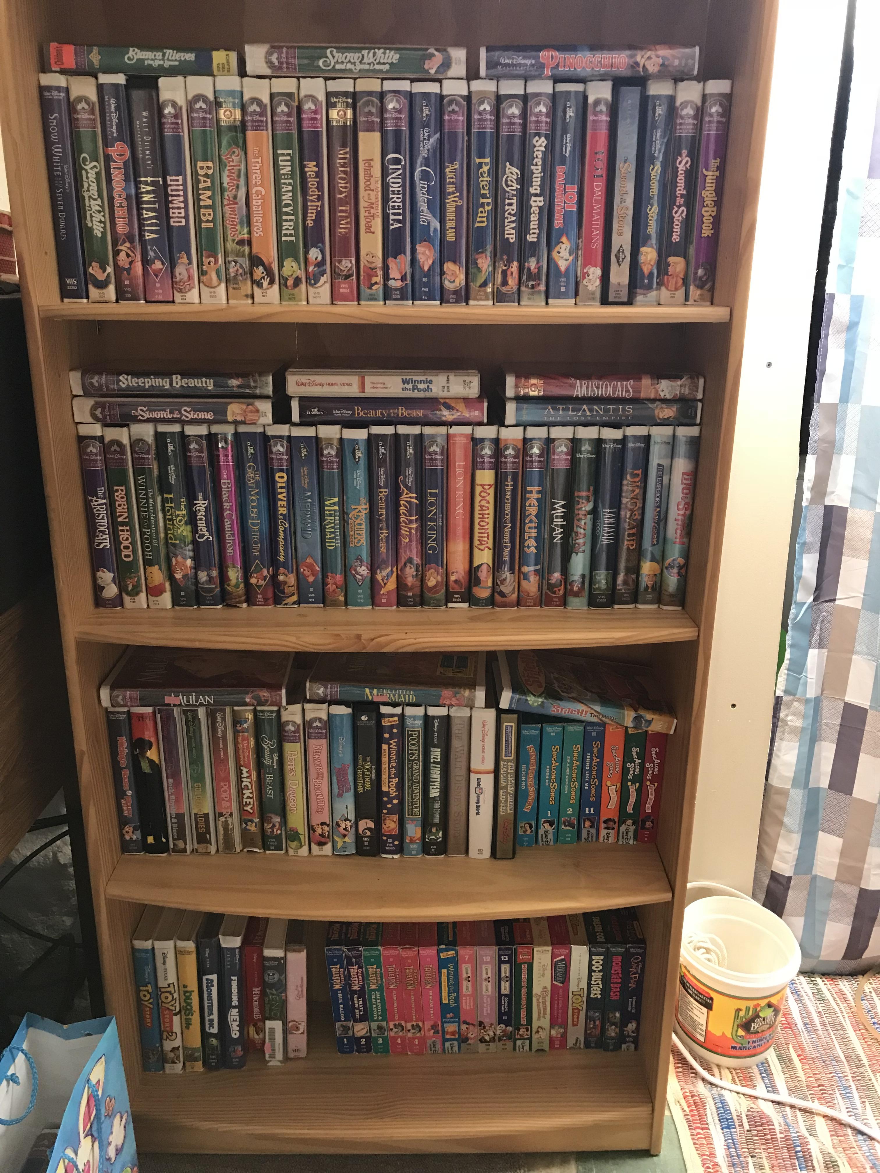 I finally have all my Disney vhs tapes together so I figured I would ...