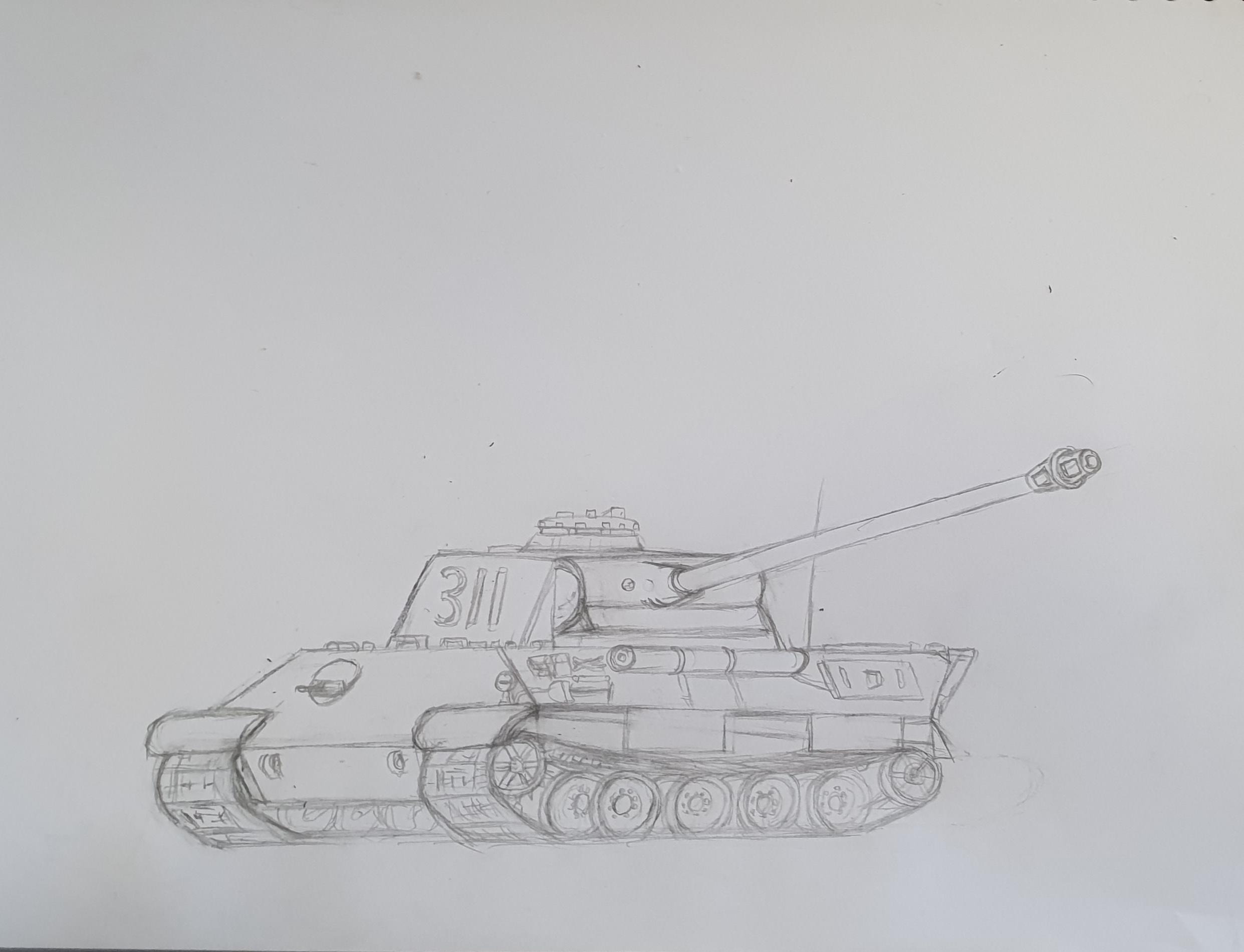 Sketched a Panther G : r/TankPorn