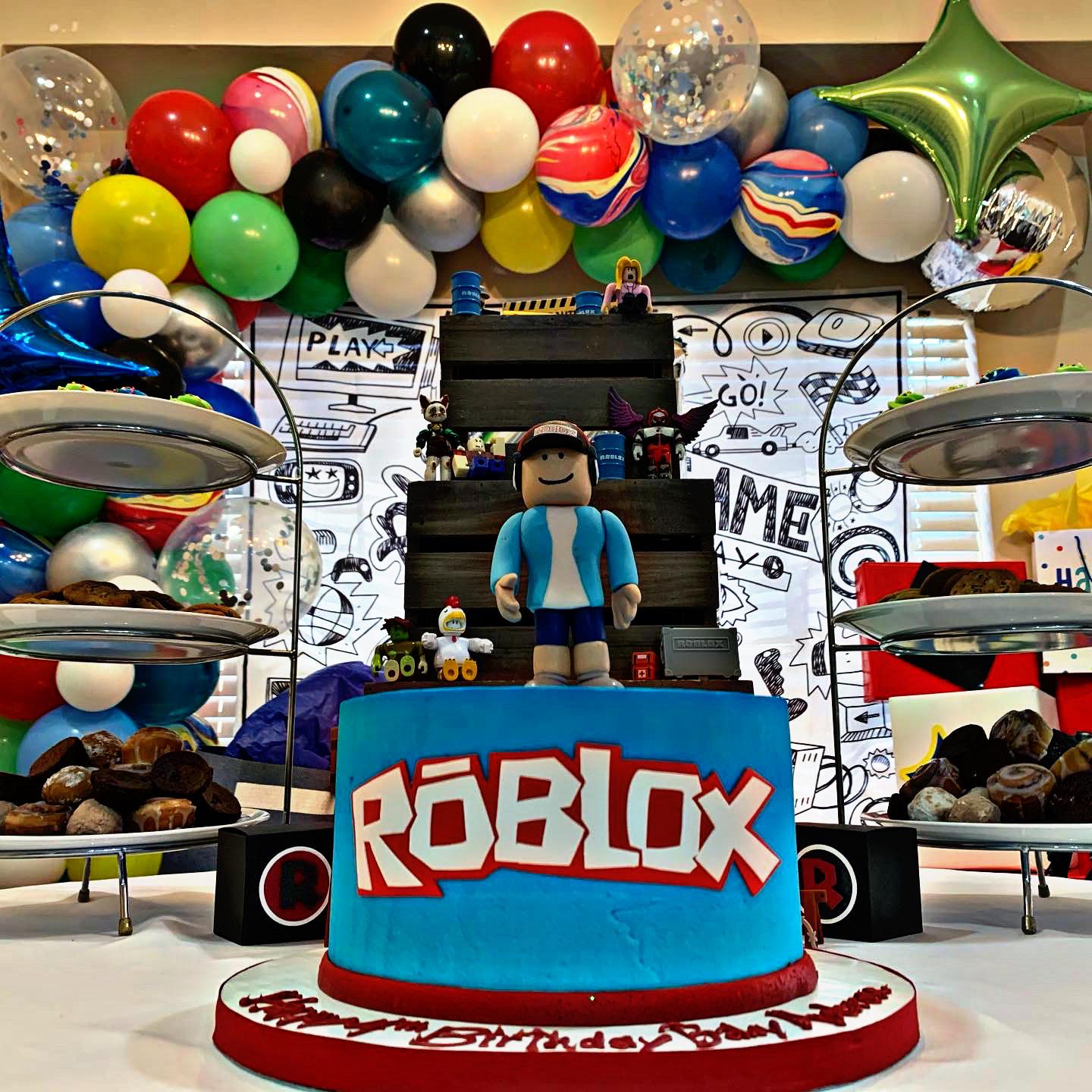 Roblox Birthday Cake