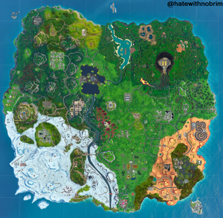 Fortnite Chapter 1 Season 12 Map Concept Fortnitebr