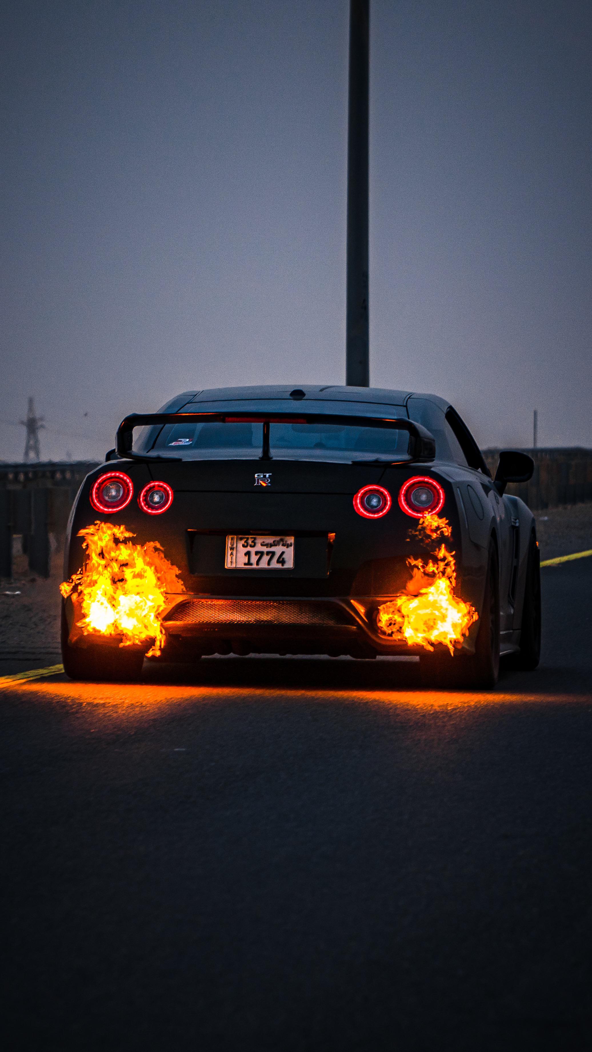 Rolling pic of a flame throwing [GTR R35] : r/spotted