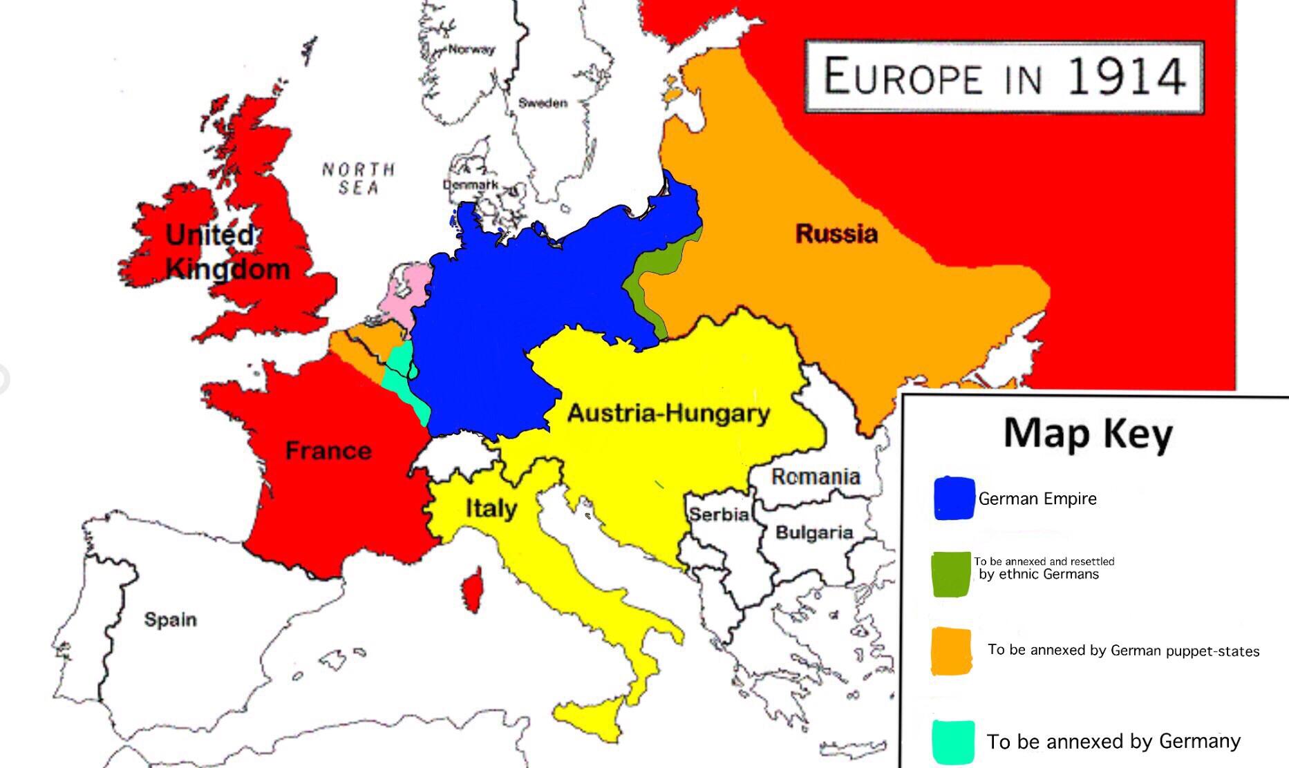 The Septemberprogramm(Germany's World War One goals)708 × 482 : r/MapPorn