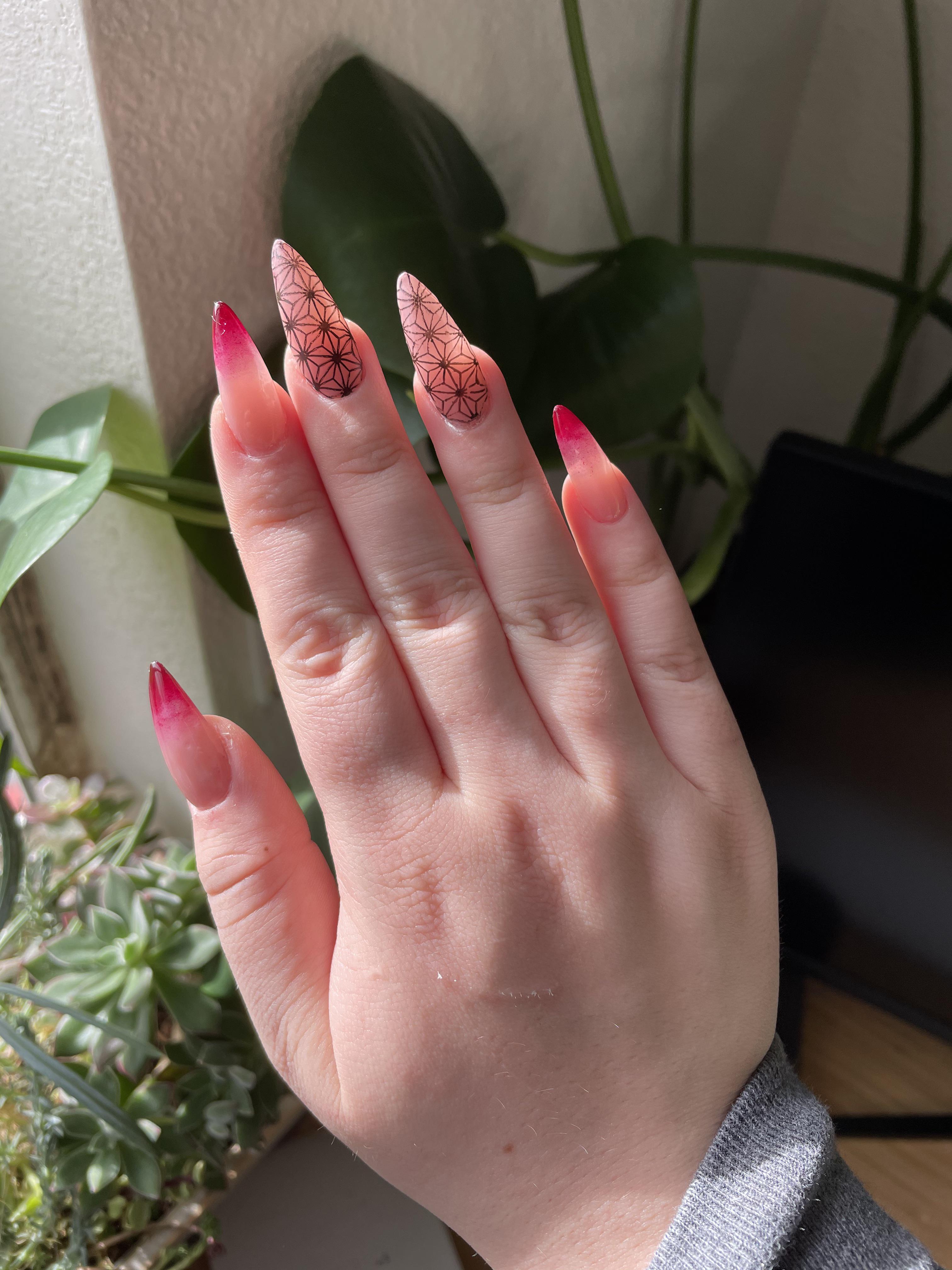 Nails by Maya  Demon Slayer Nezuko and Zenitsu     Facebook