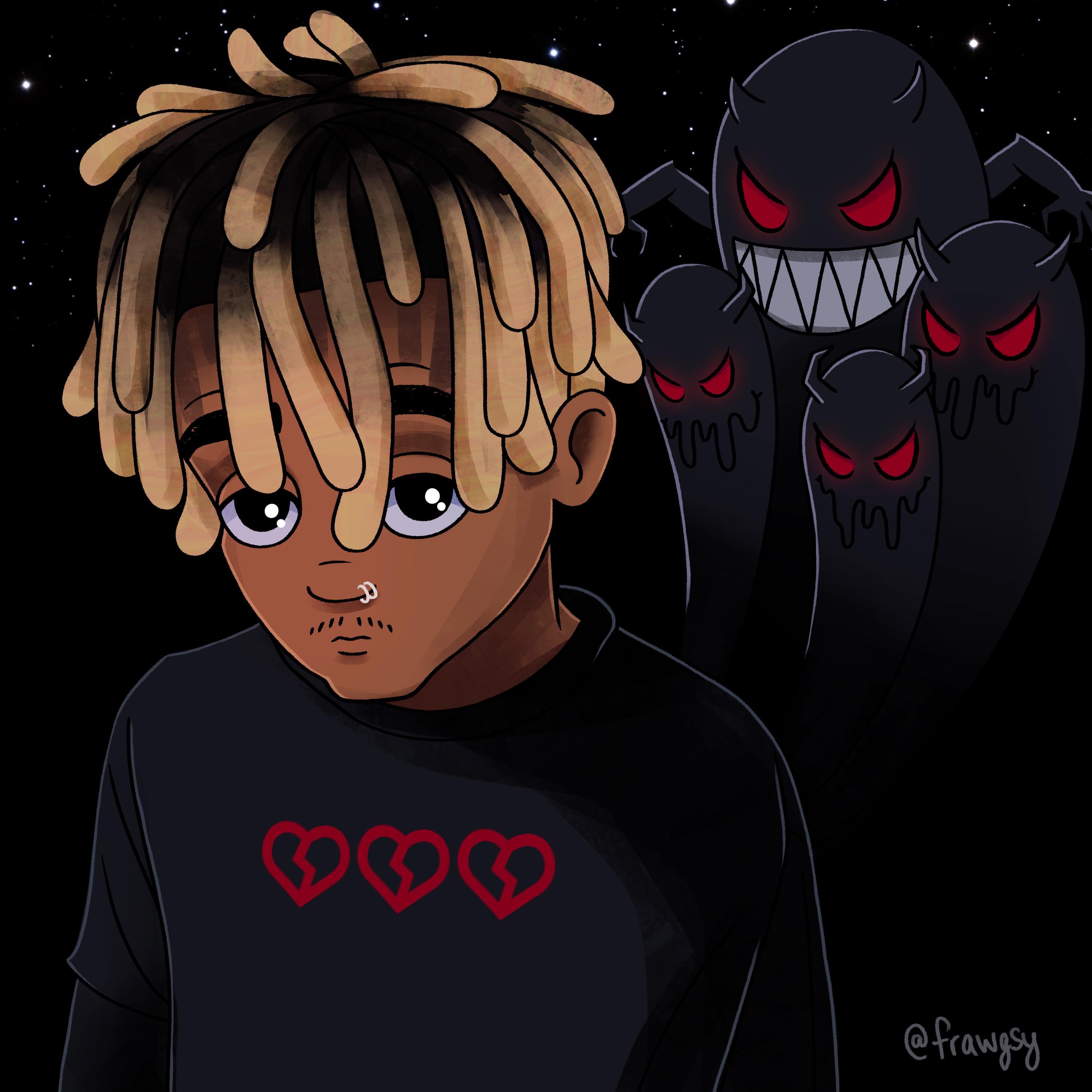 Juice WRLD Demonz Illustration : JuiceWRLD