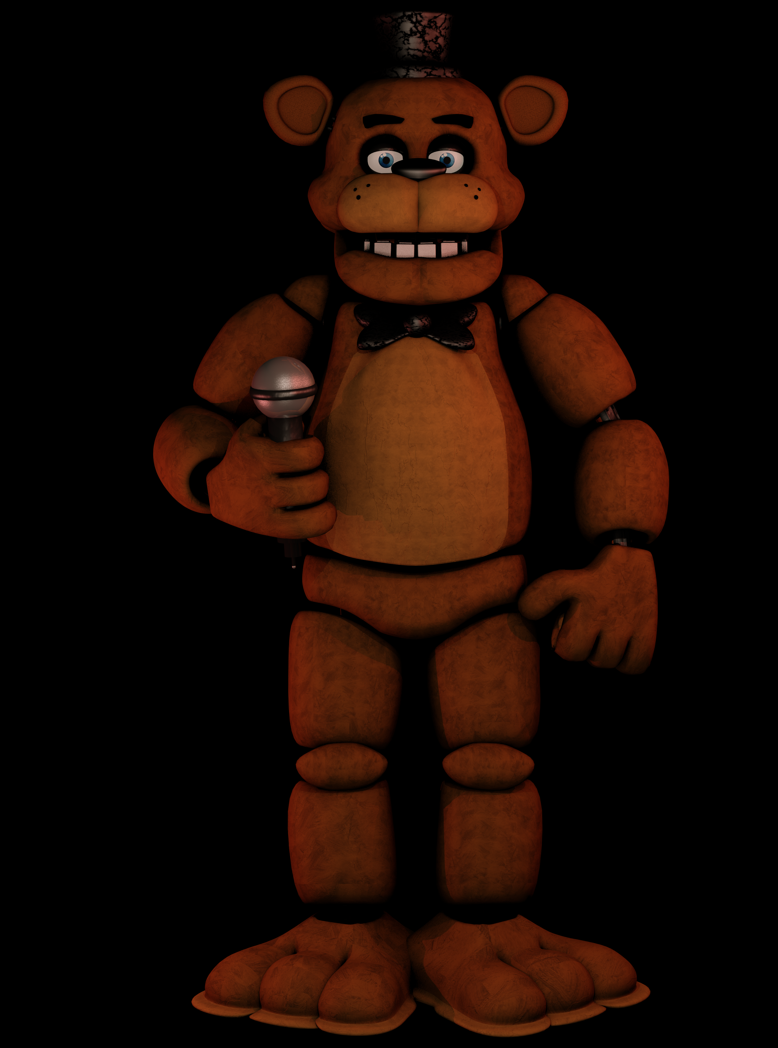 Fnaf Ucn Freddy Fazbear Full Body Render Fivenightsat - vrogue.co