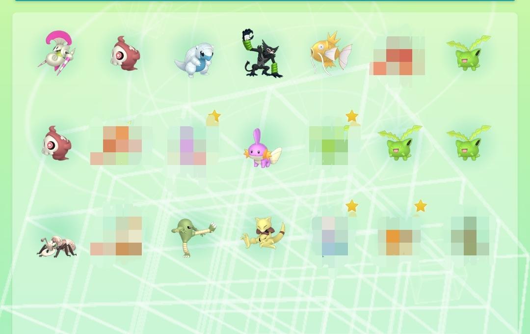 LF:shiny zagoonse/chespin/offers FL: all in image are shiny (-zarude ...