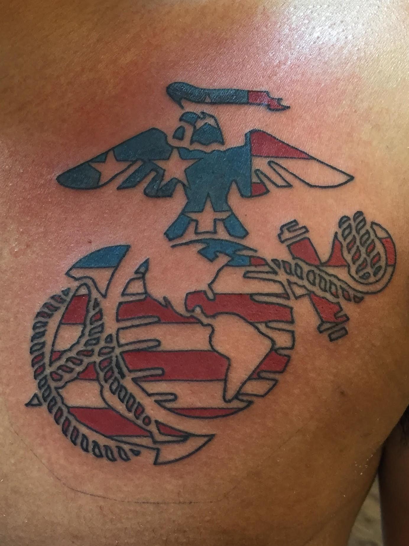 Eagle Globe and Anchor Tattoo by Jackie Rabbit by jackierabbit12 on  DeviantArt