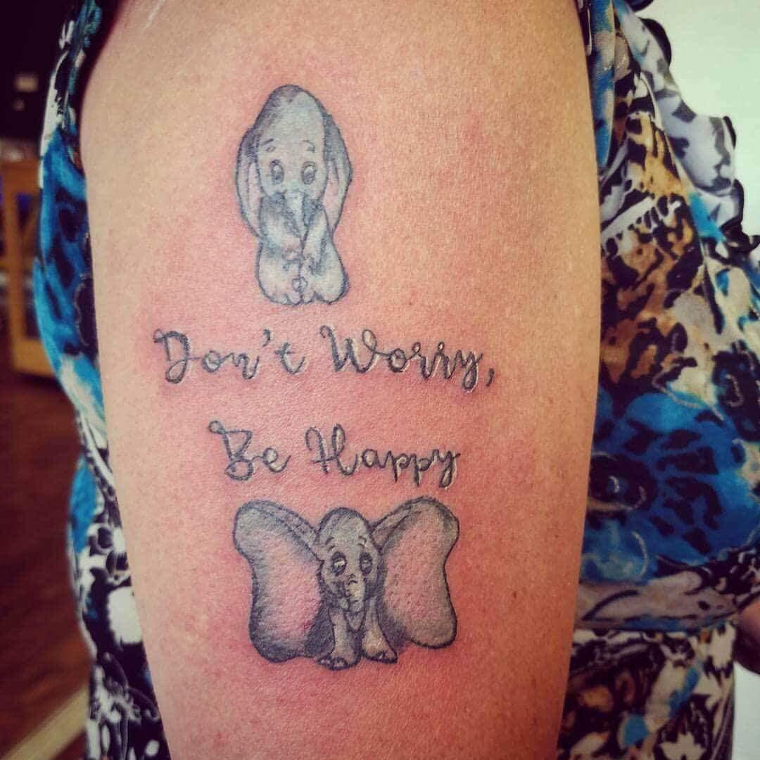 Dumbo parties hard : r/badtattoos