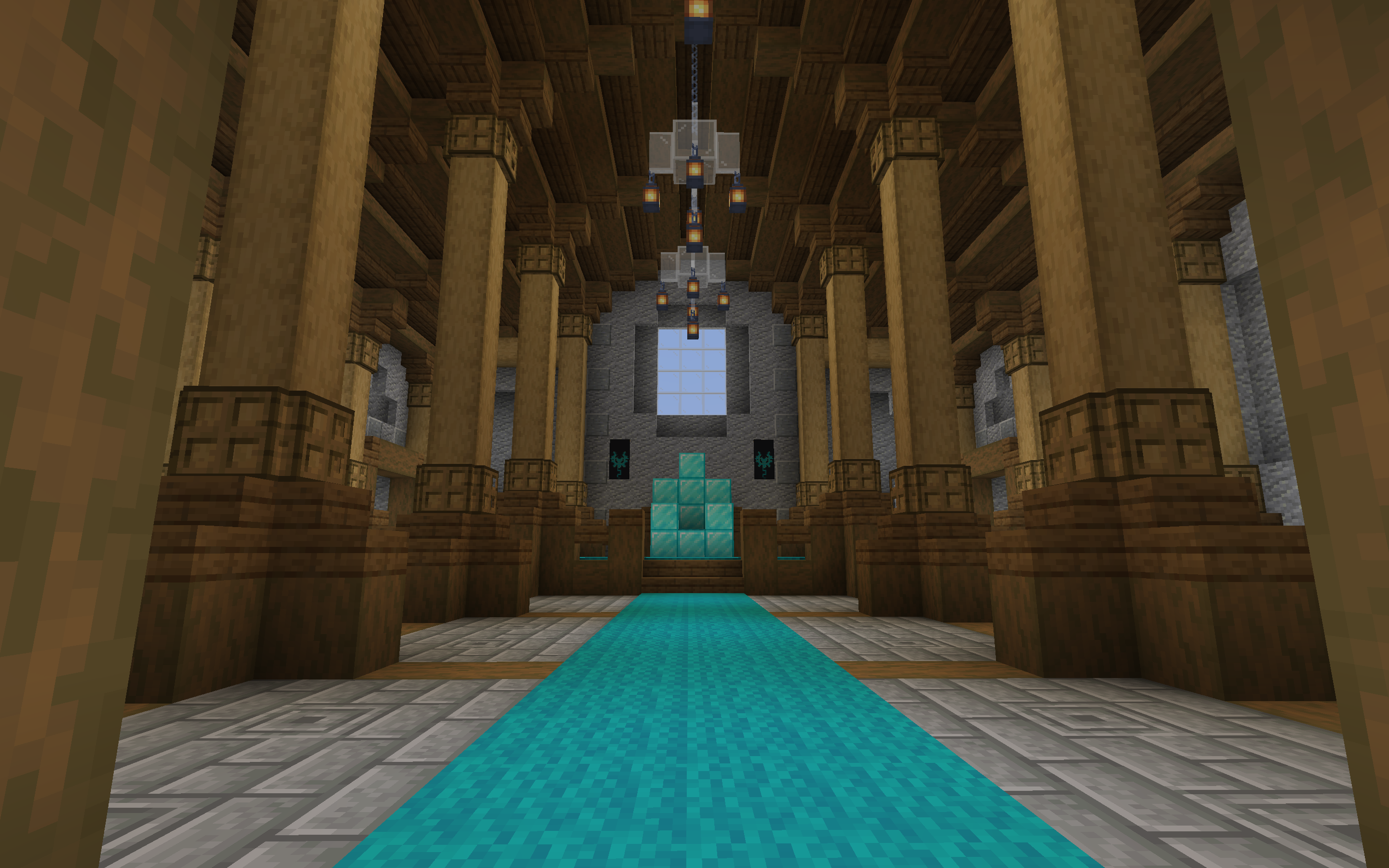 The inside of my throne room. I'm really proud of how it turned out ...