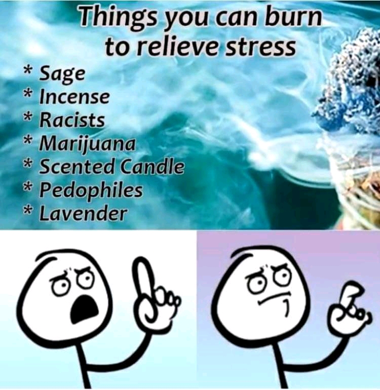 all calming things to burn. : r/antimeme