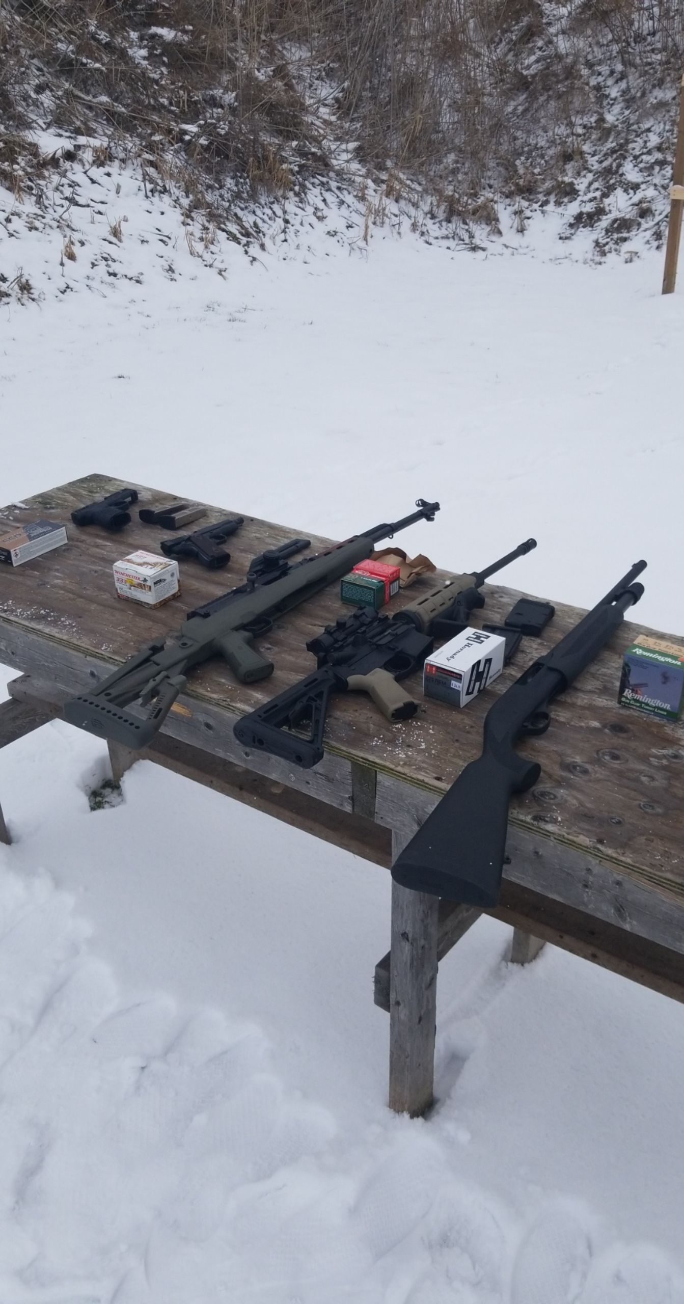 Playing in the snow : r/canadaguns