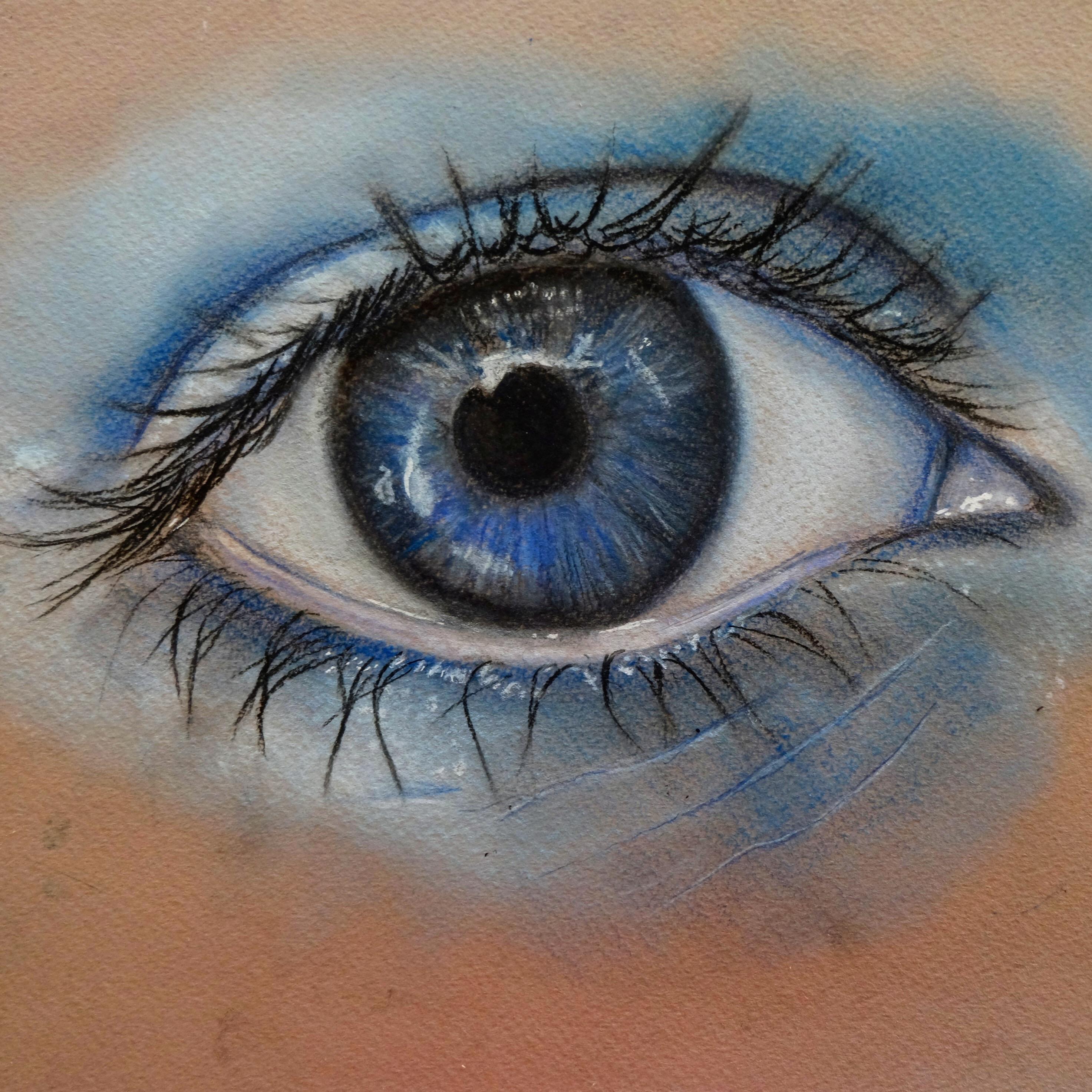 My old drawing of an eye : r/drawing