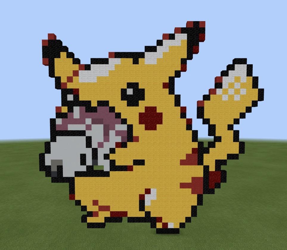 By request of u/DerpyDrago here is Pikachu holding Snom like Simba ...