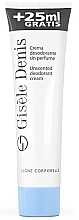 Fragrance-Free Cream Deodorant Gisele Denis Unscented Deodorant Cream