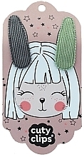 Hair Clips, 2 pcs Snails Cuty Clips-Bunny Ears No. 8