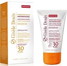 Anti-Pigmentation Face Sun Cream Gisele Denis Anti Dark Spots Facial Sunscreen SPF 30+