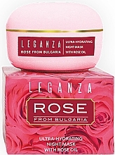 Ultra-Moisturizing Night Mask with Rose Oil Leganza Rose Ultra-Hydrating Night Mask