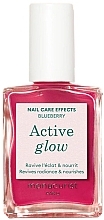 Glitter Nail Polish Manucurist Active Glow Blueberry