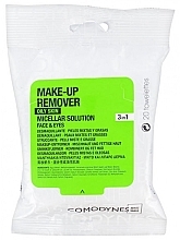 Cleansing Wipes for Oily and Combination Skin Comodynes Make-up Remover Micellar Solution 3in1